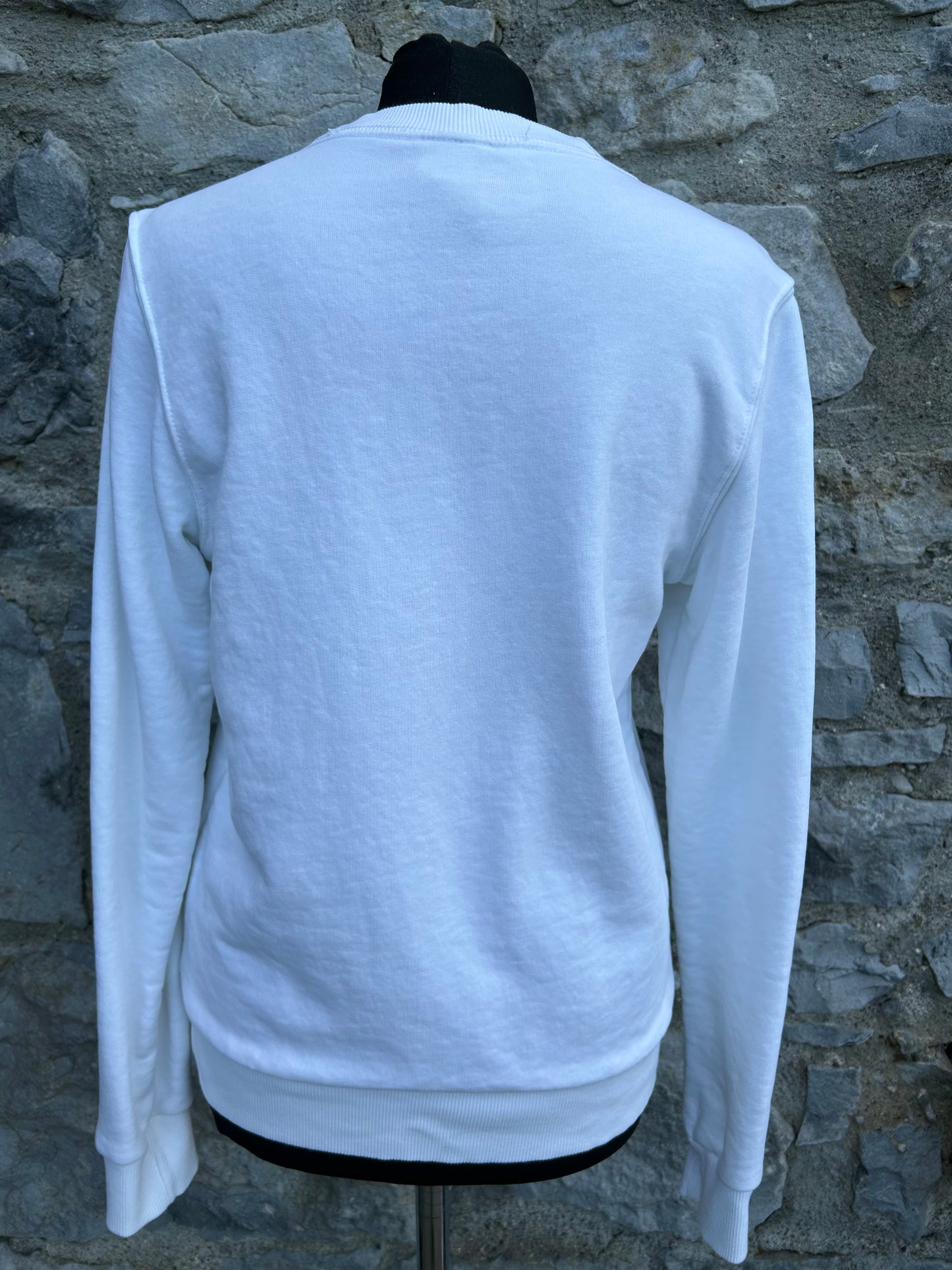 RBK White logo sweatshirt uk 8