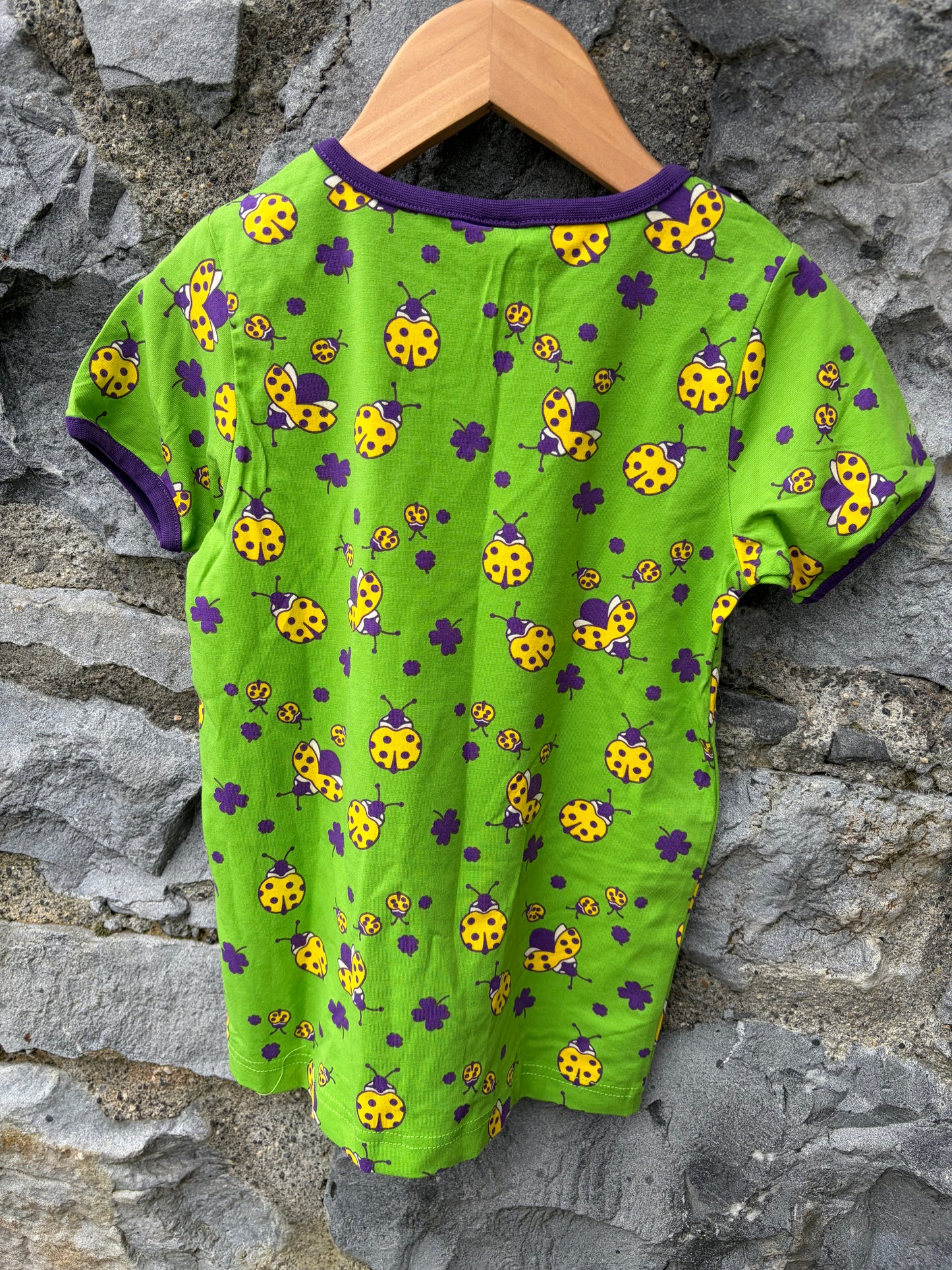 Ladybugs&clover green T-shirt 5-6y (110-116cm)