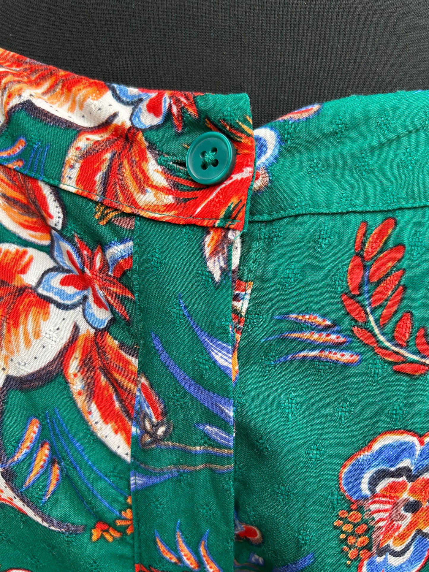 Floral green jumpsuit uk 12-14