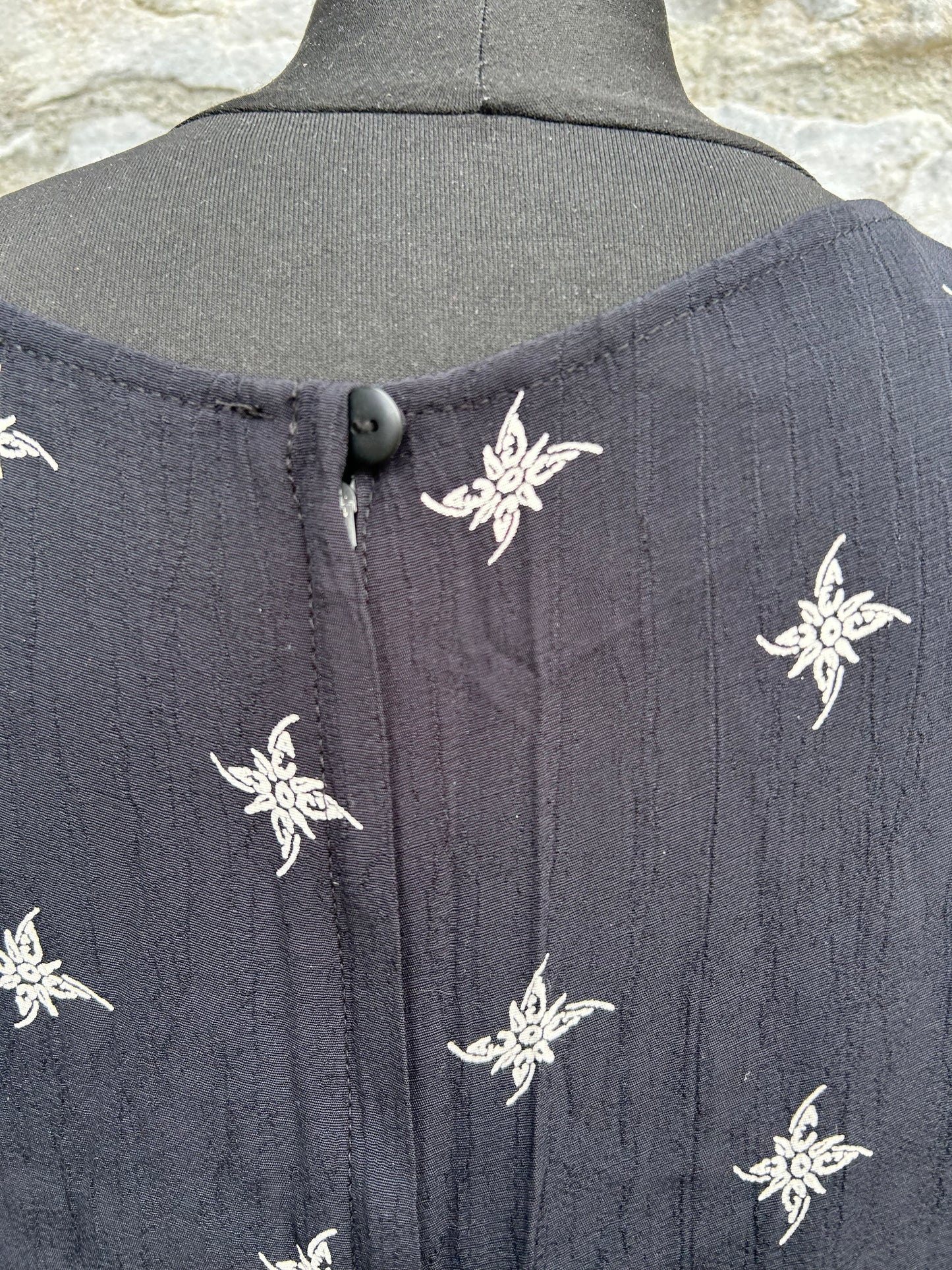 90s stars black maxi dress uk 12-14