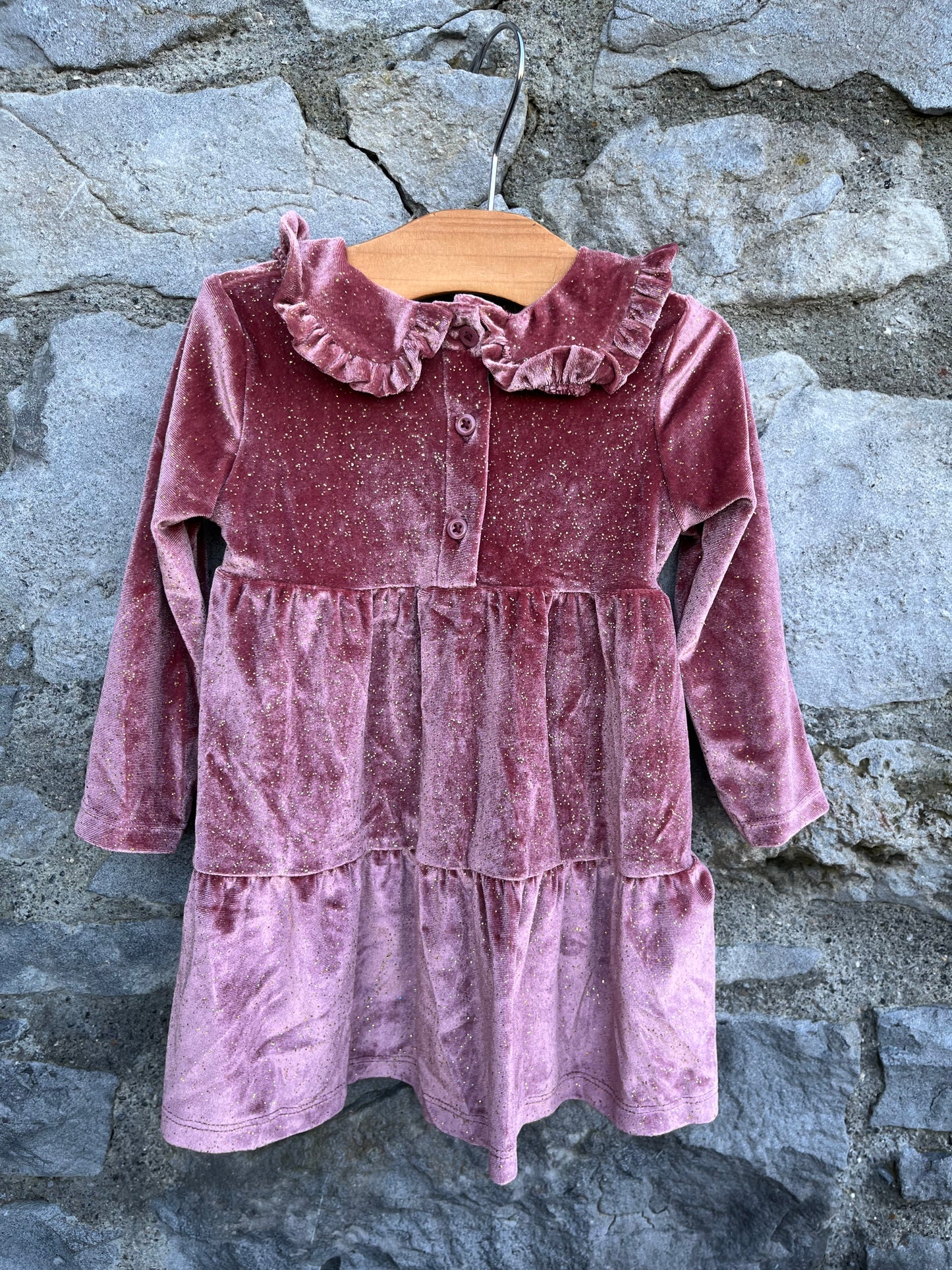 Pink sparkly dress 9-12m (74-80cm)