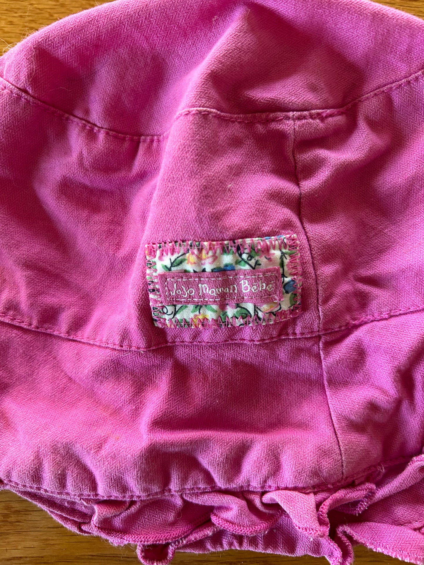 Pink bucket hat 1-2y (80-92cm)