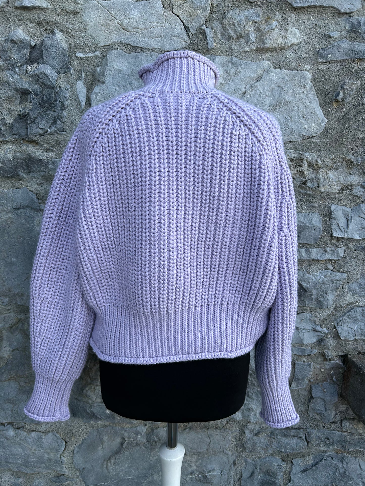 Lilac thick knot jumper uk 10-12