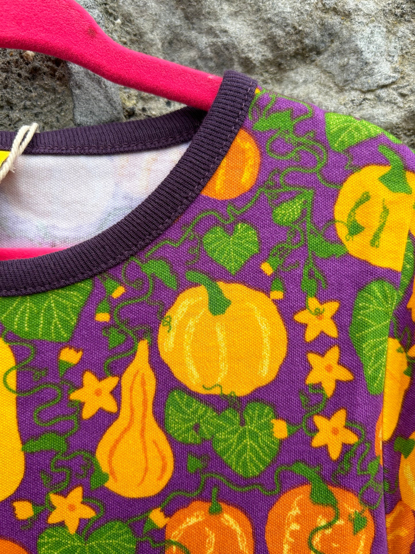 Pumpkins purple dress 4y (104cm)