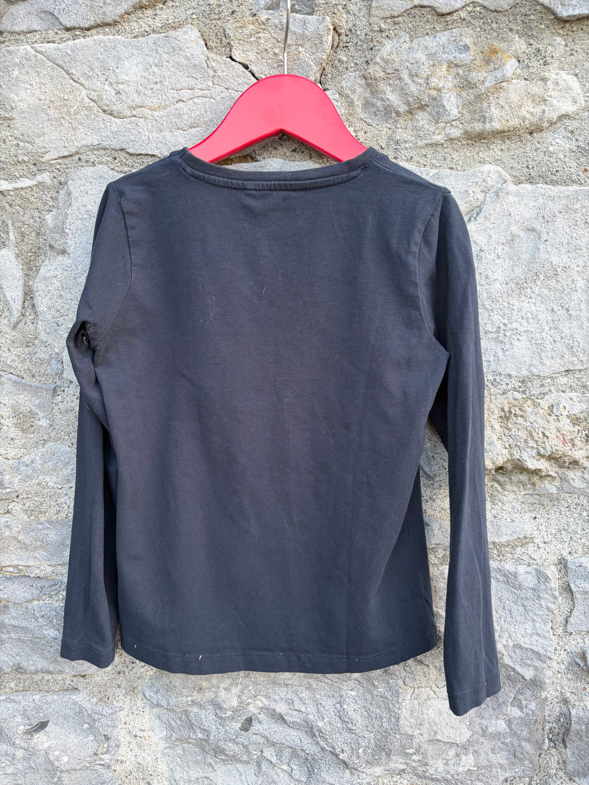 Sequin star navy top 7-8y (122-128cm)