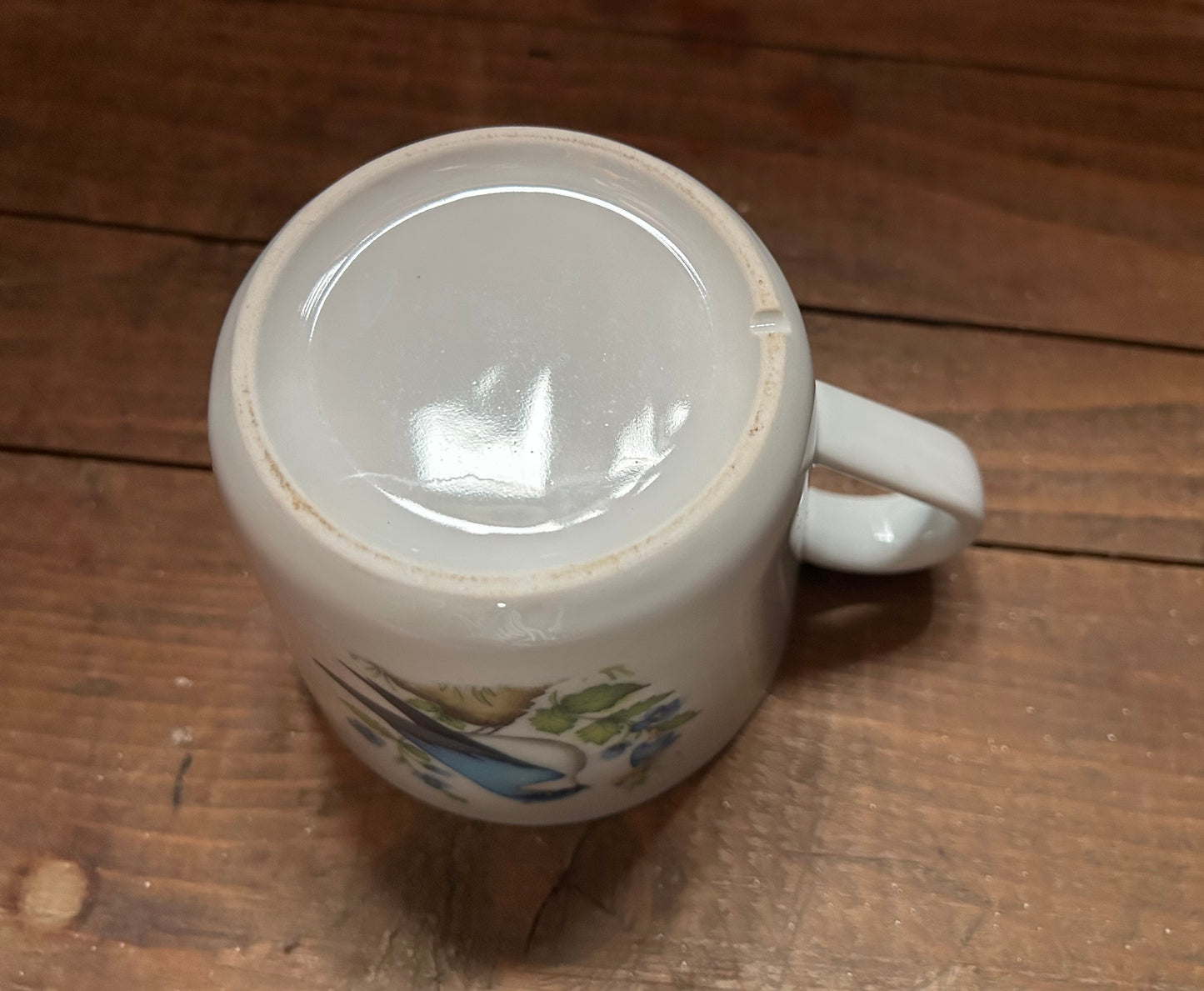 Blue bird mug