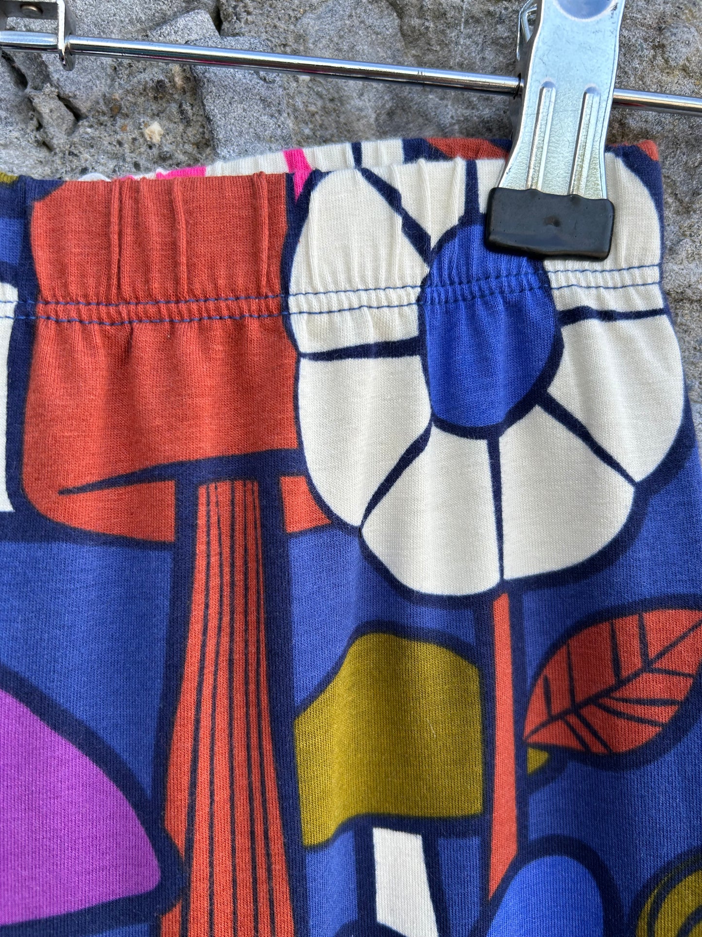 Colourful mushroom leggings 10y (140cm)