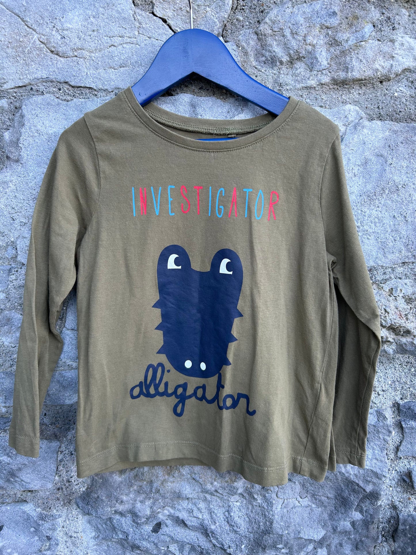 Aligator khaki top 4-5y (104-110cm)