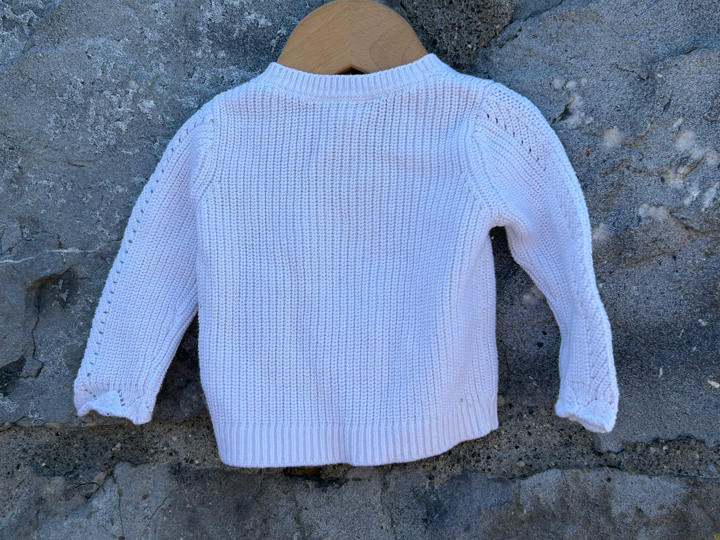 White cardigan 0-3m (56-62cm)