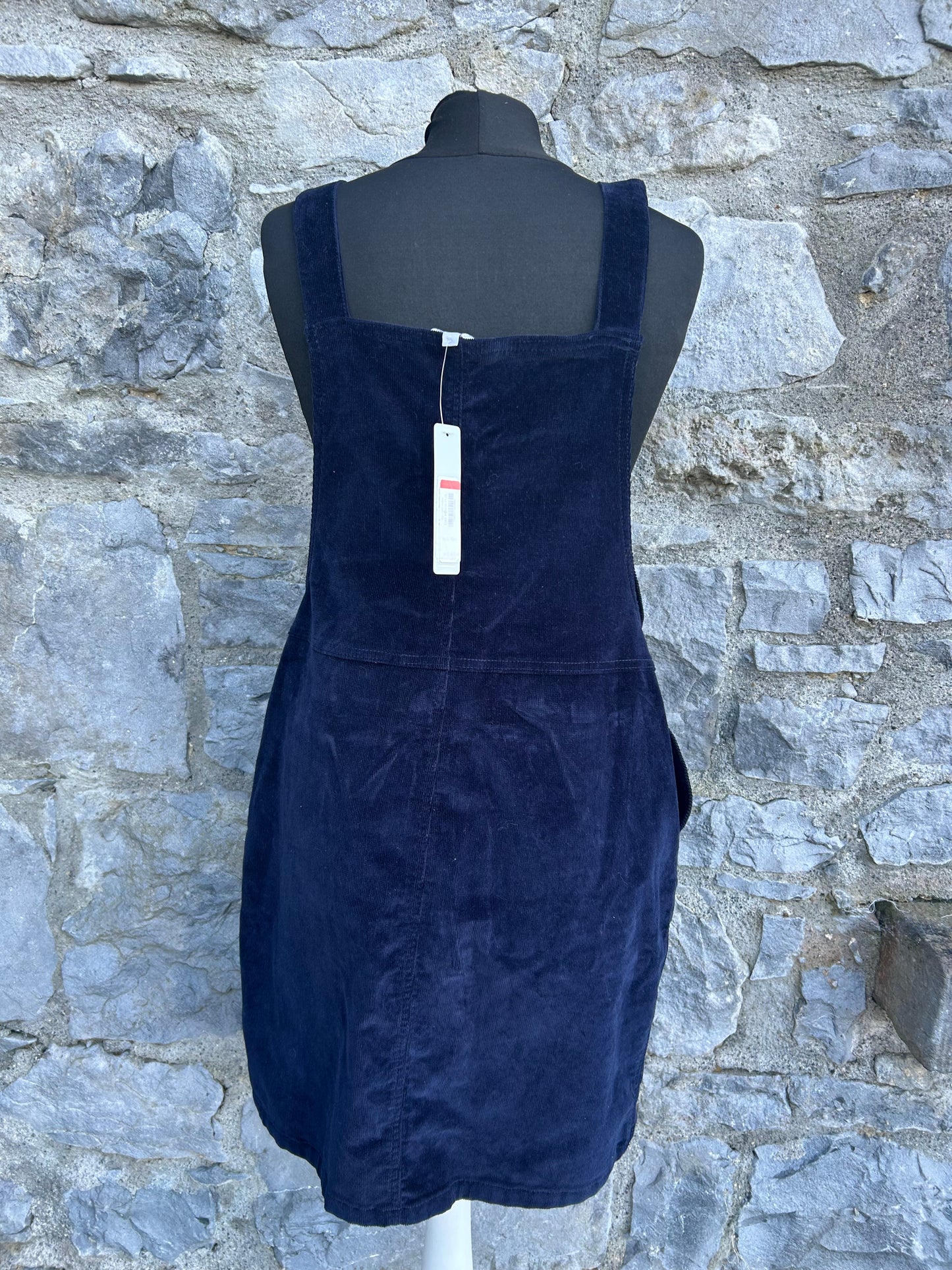 Navy cord pinafore uk 12-14