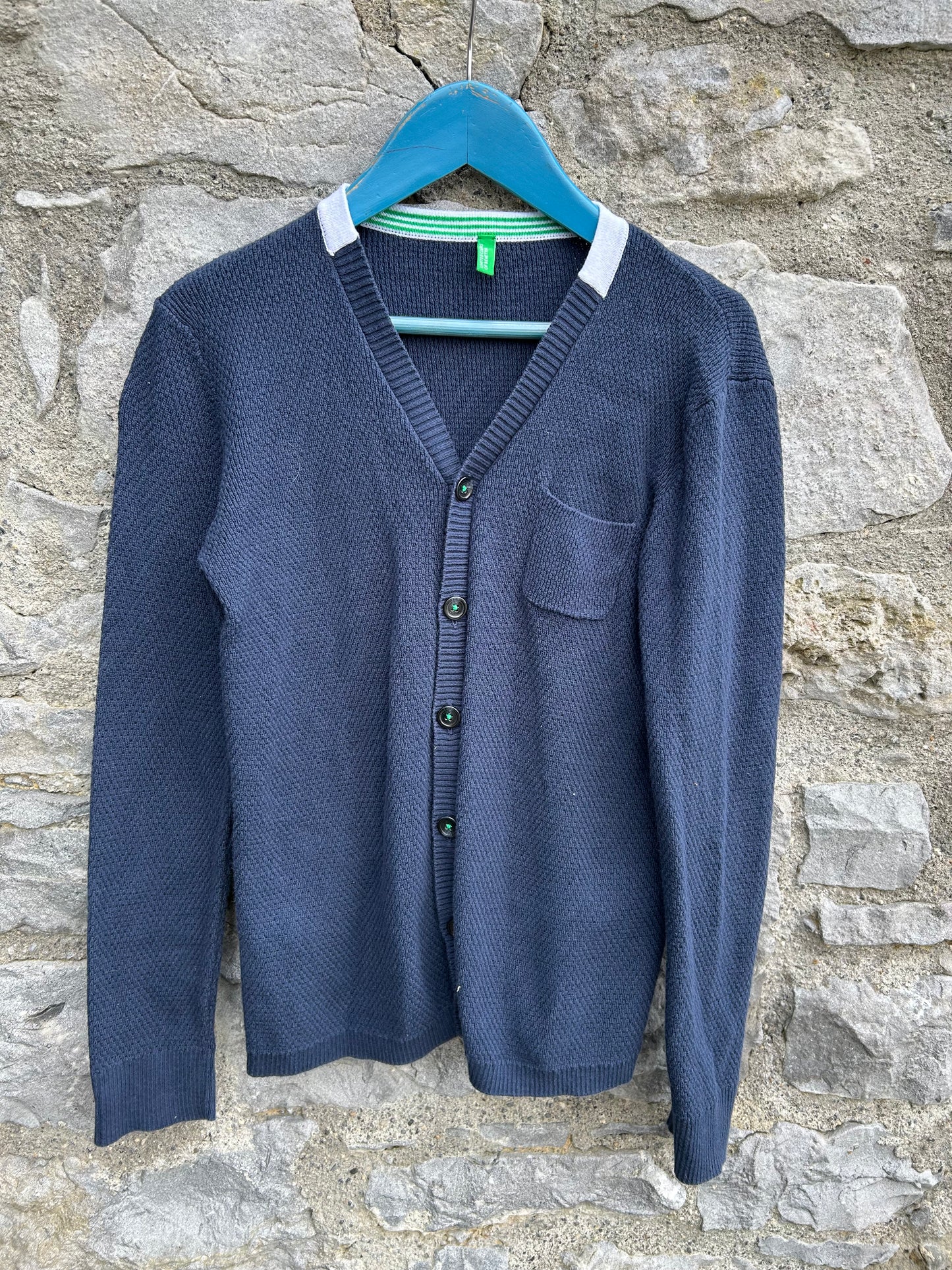 Navy cardigan 9-10y (134-140cm)
