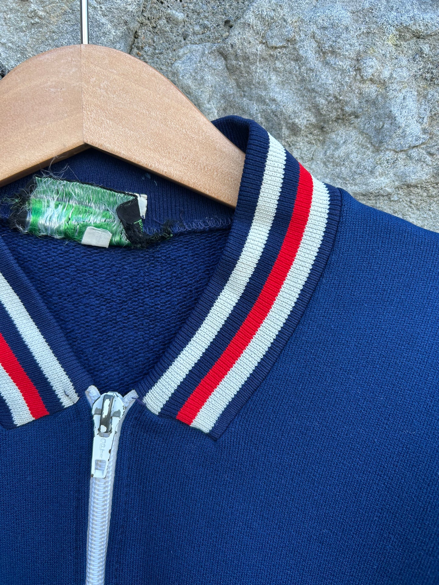 80s blue sport jacket 11y (146cm)