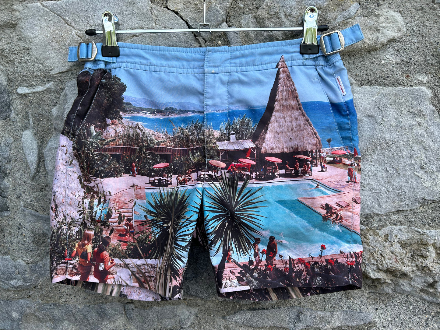 Tropical beach swim shorts 10y (140cm)