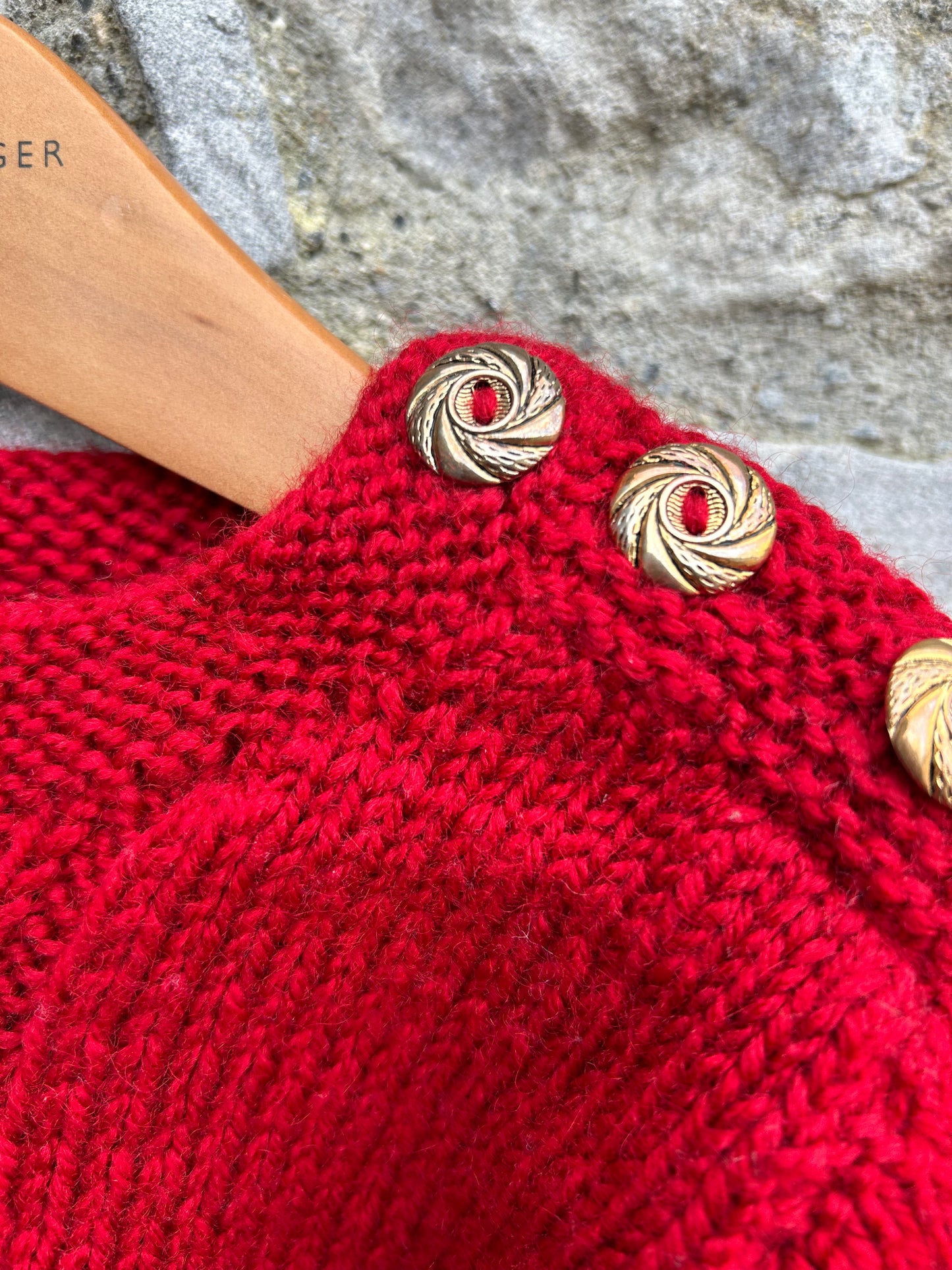 Dark red jumper 9-12m (74-80cm)