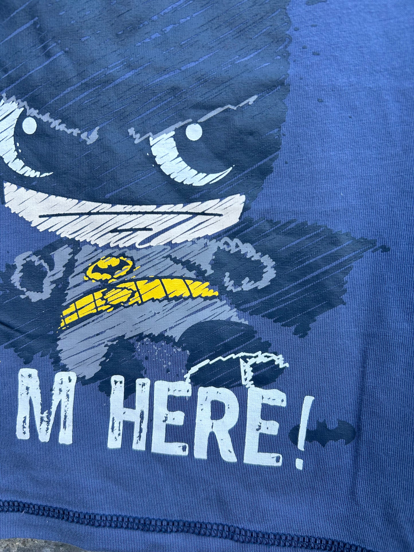 Batman navy raglan top 2-3y (92-98cm)