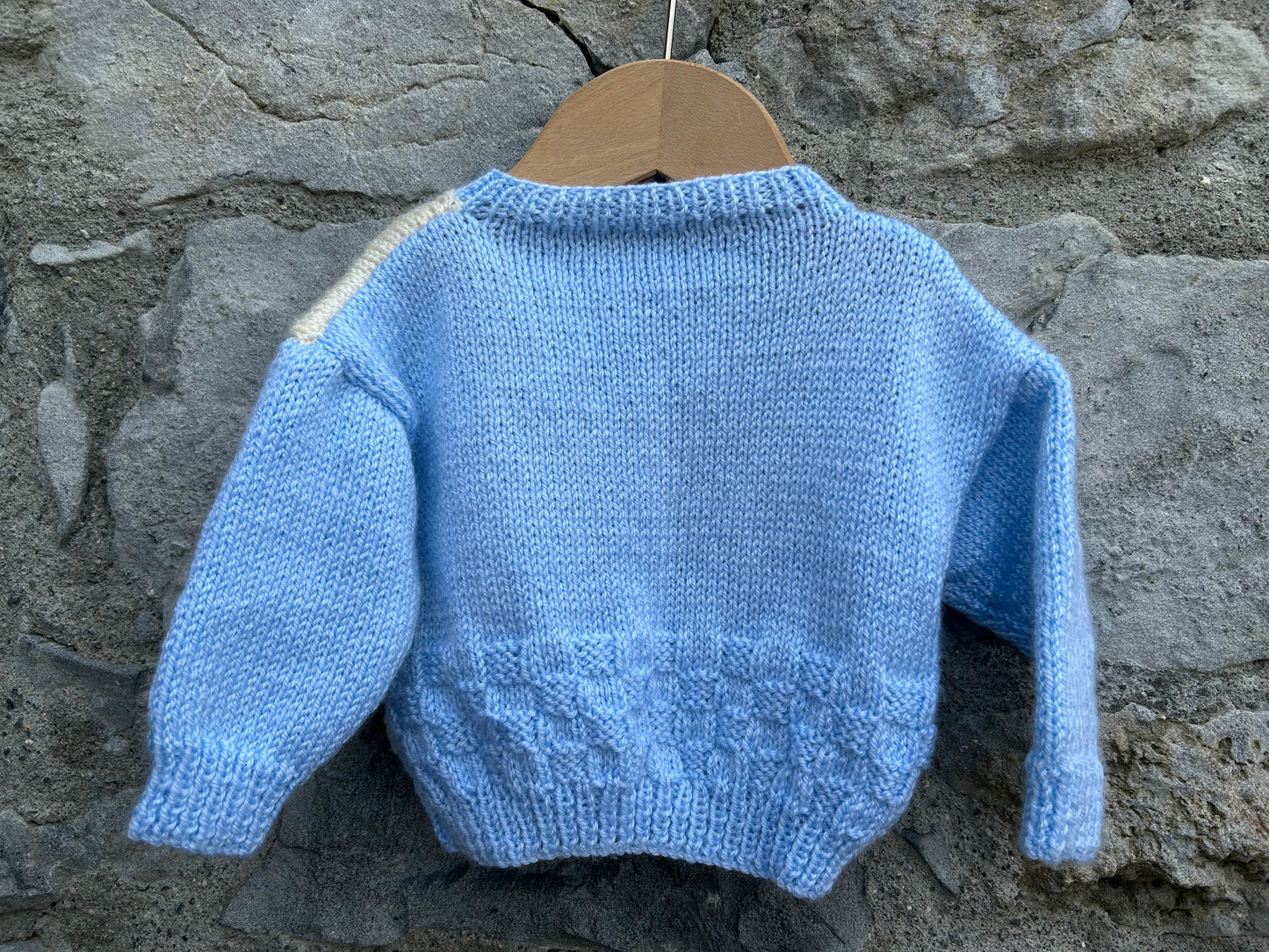 Blue&ivory cardigan 3m (62cm)