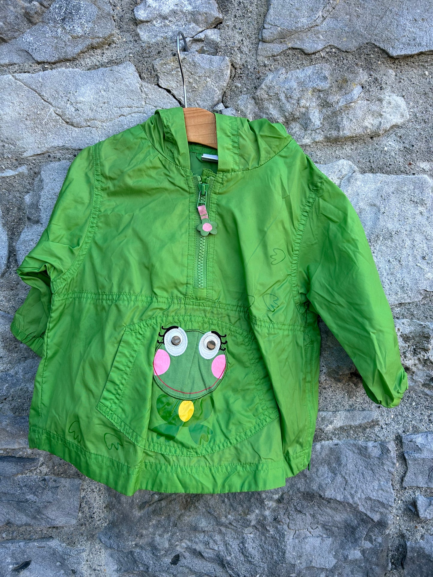 Frog green jacket 12-18m (80-86cm)