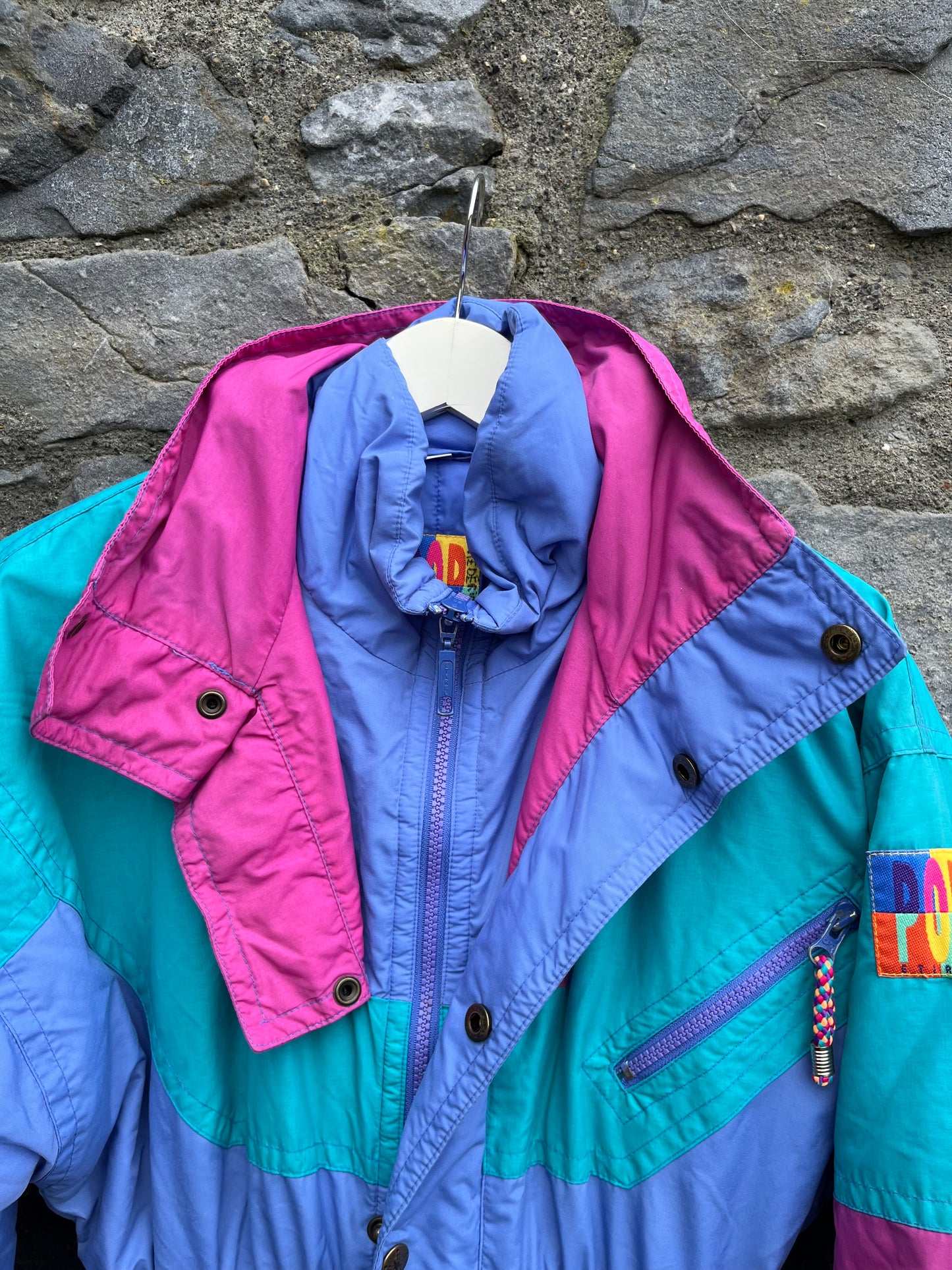 80s blue ski suit 11-12y (146-152cm)