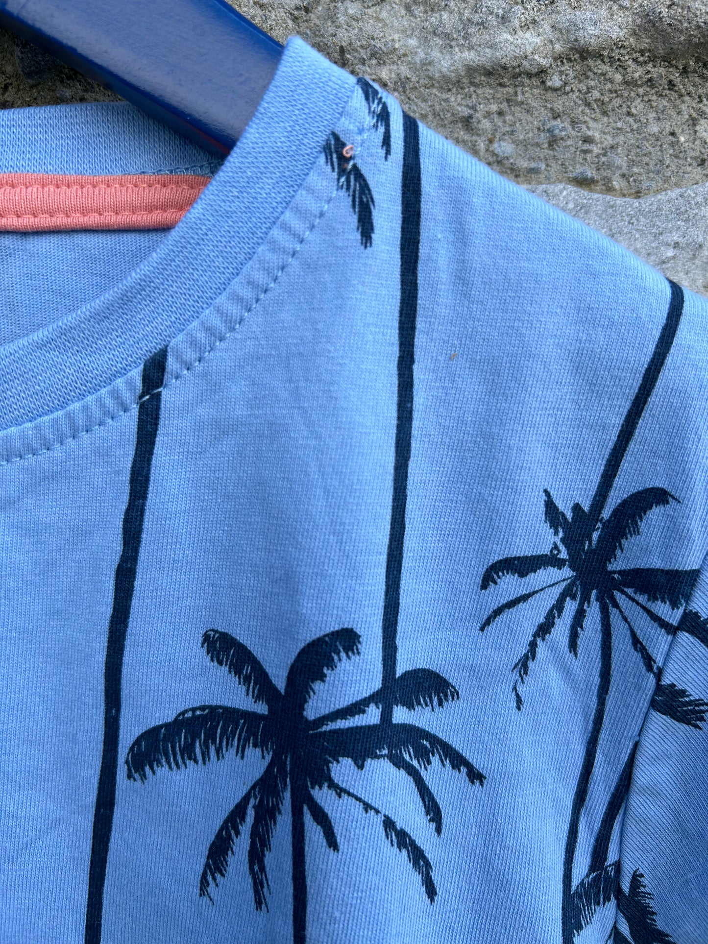 Blue palms T-shirt 6-7y (116-122cm)