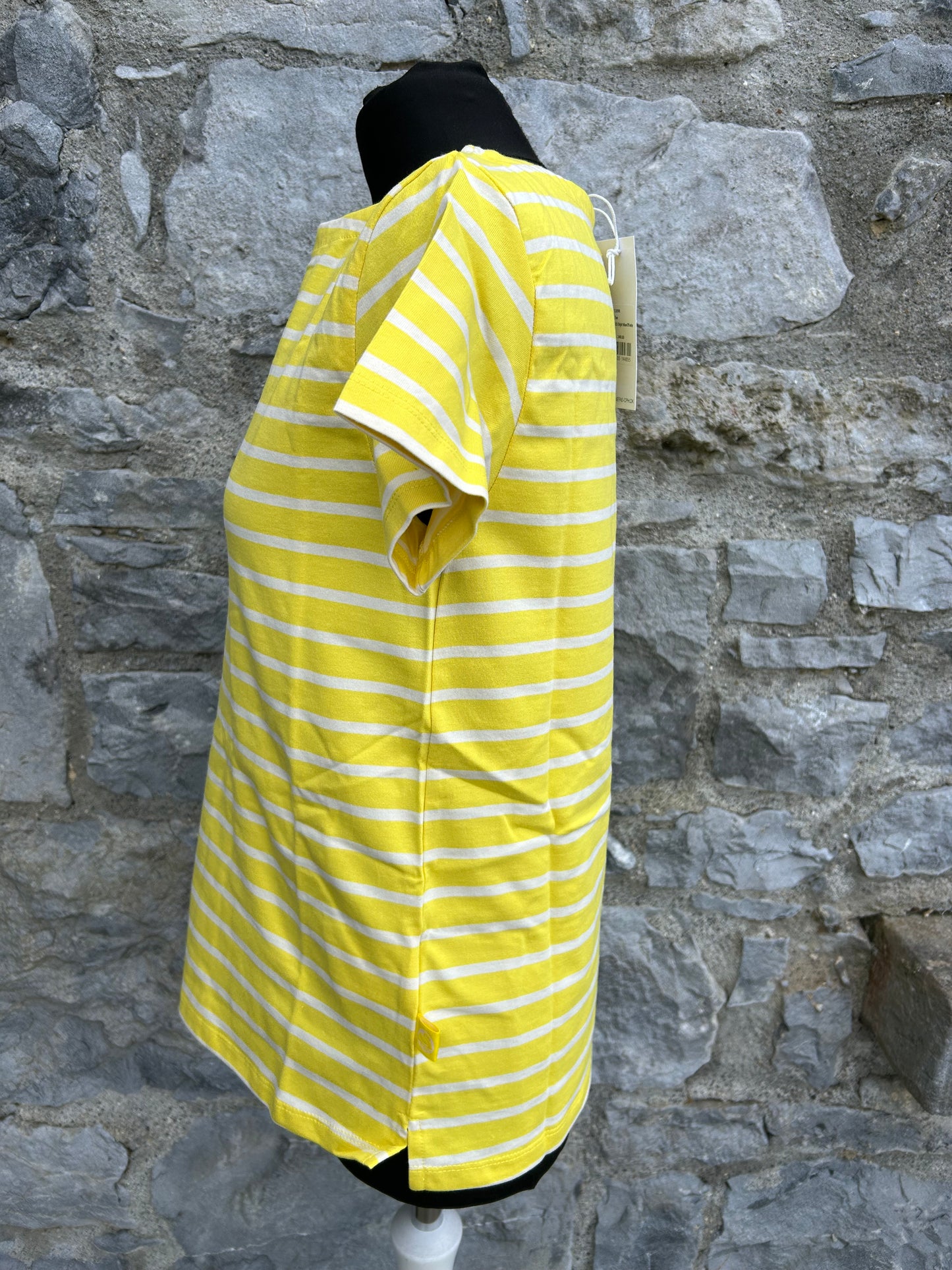Yellow stripy top uk 10