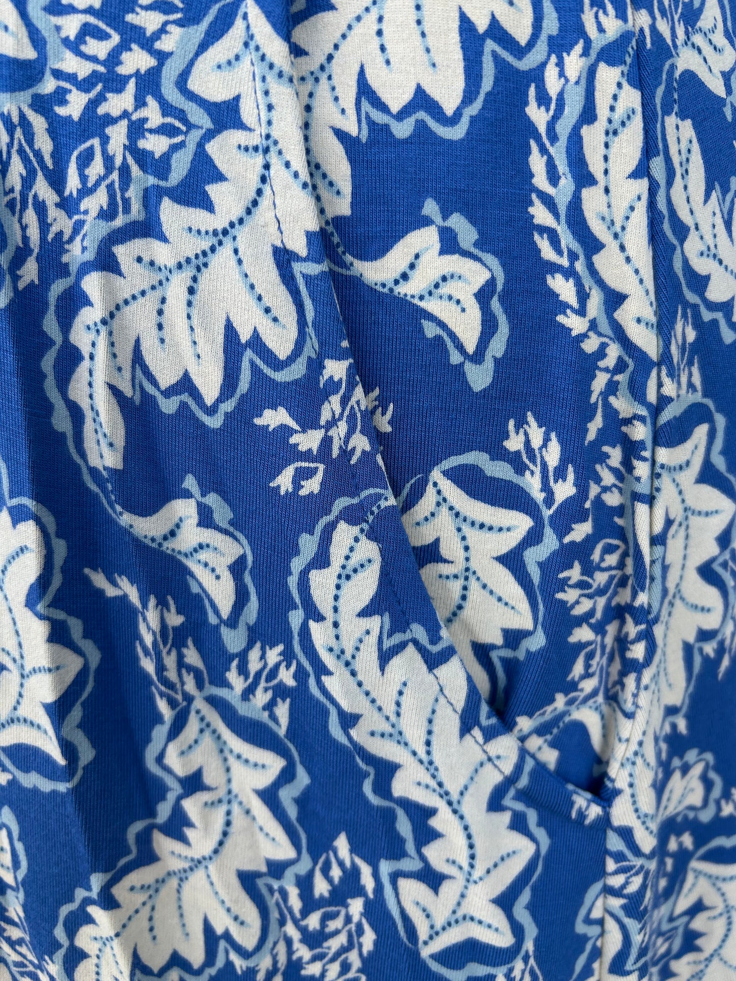 Leaves blue dress uk 12