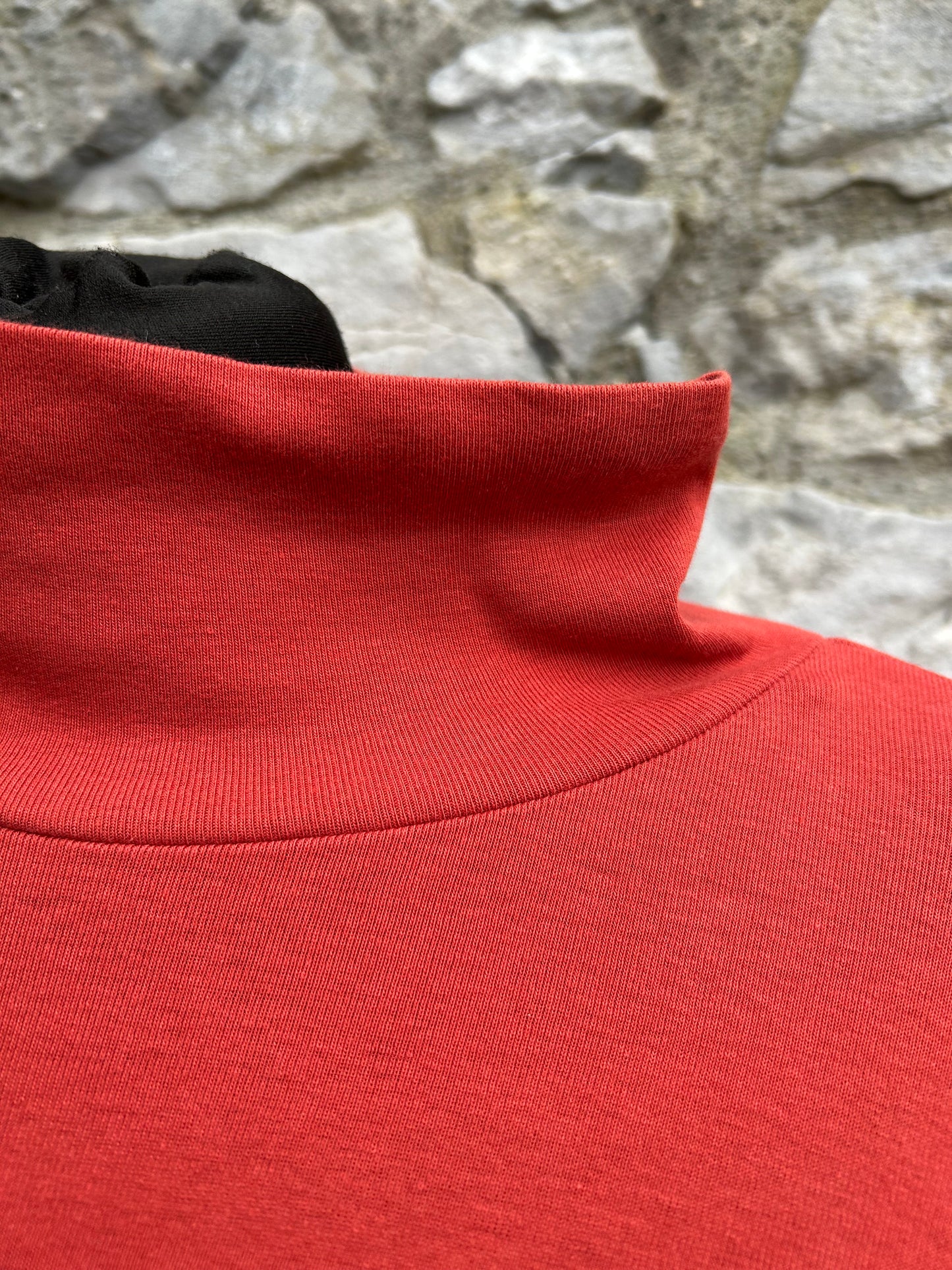 90s rusty high neck top uk 16-18