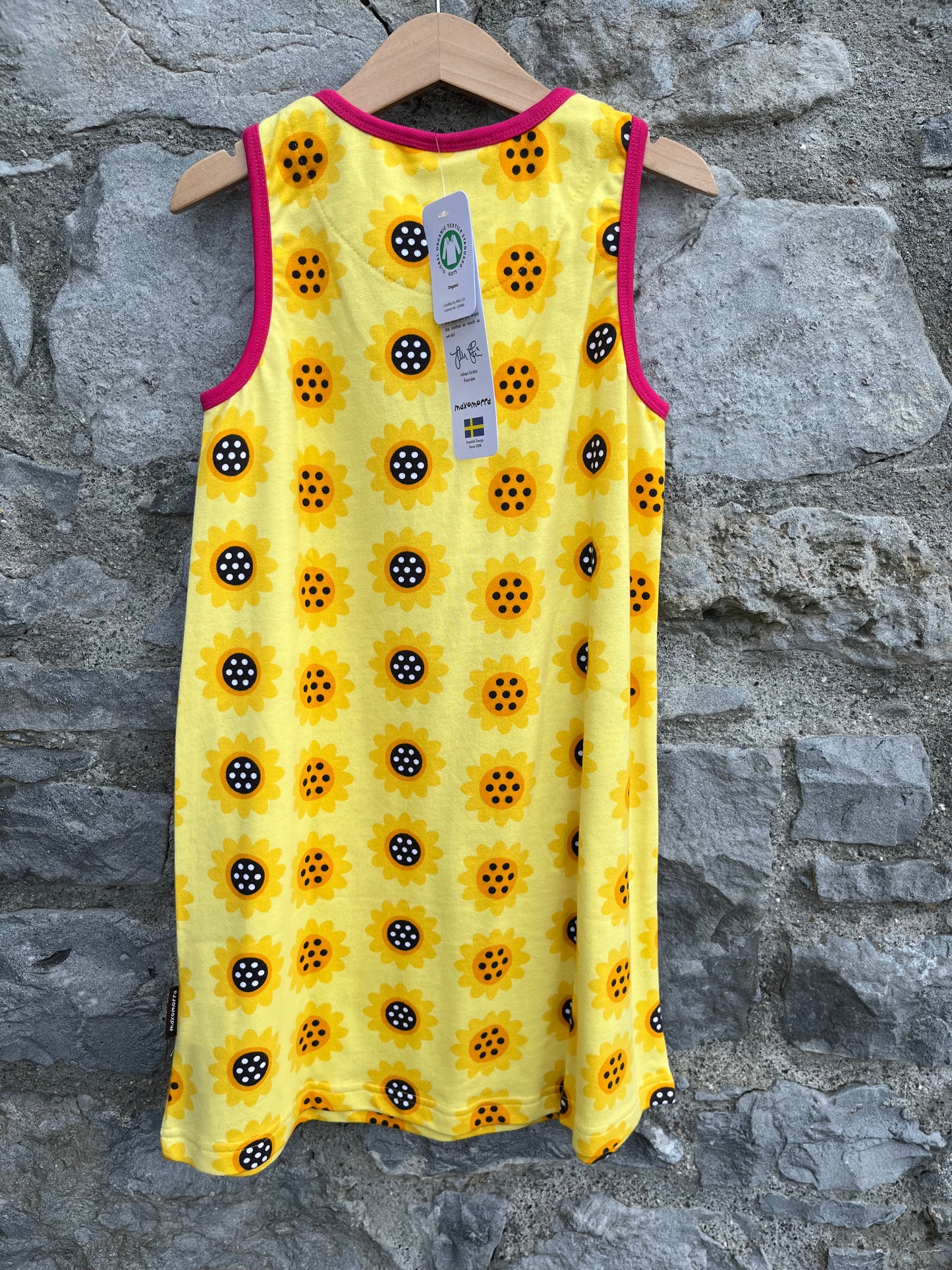 Sunflowers pinafore 9-10y (134-140cm)