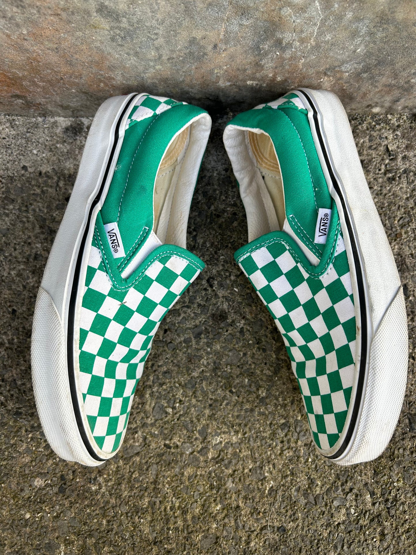 Green check trainers uk 5 (eu 38)