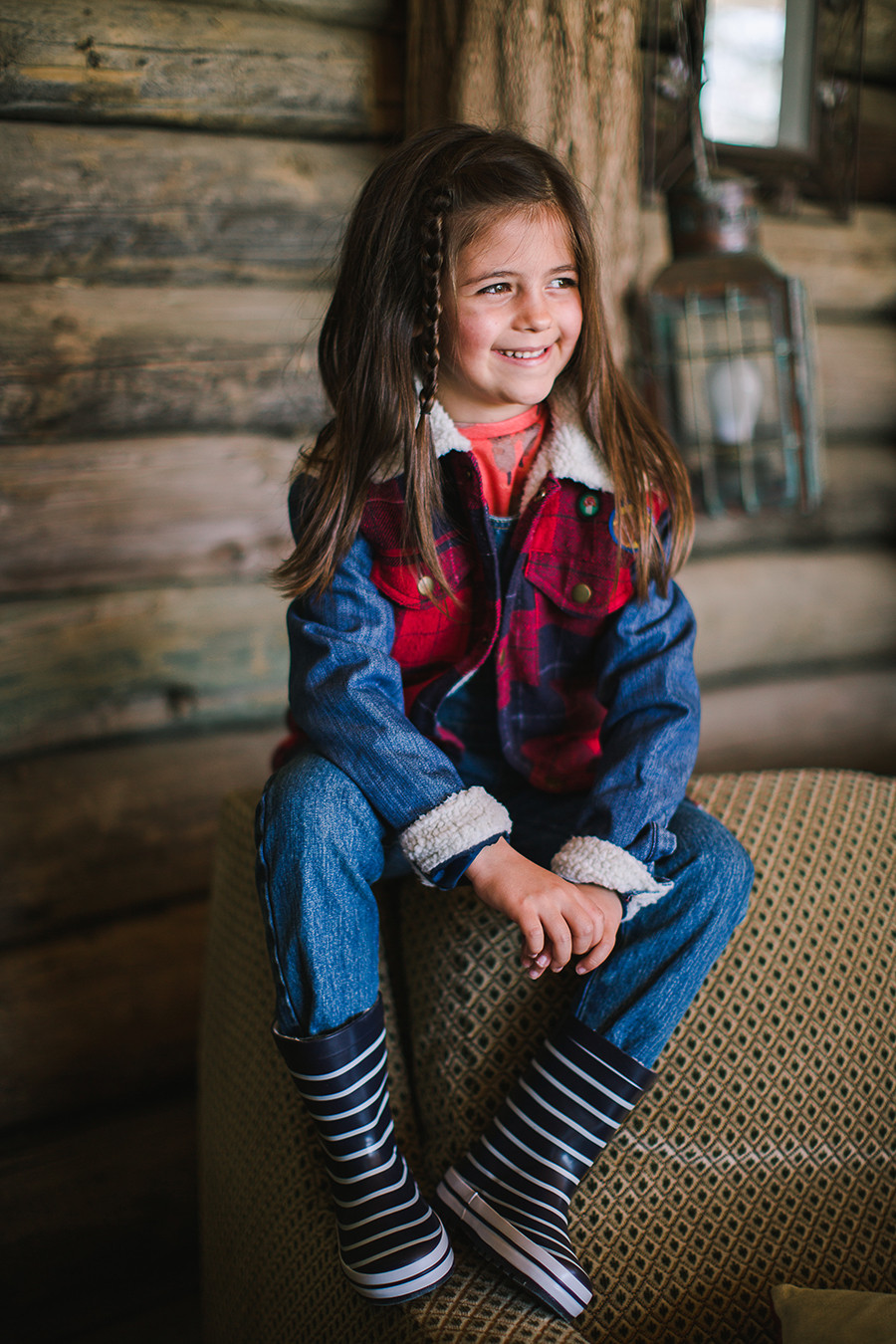 NEWFOUNDLAND Lumberjack Jacket/Dark Denim 5-6y (110-116cm)