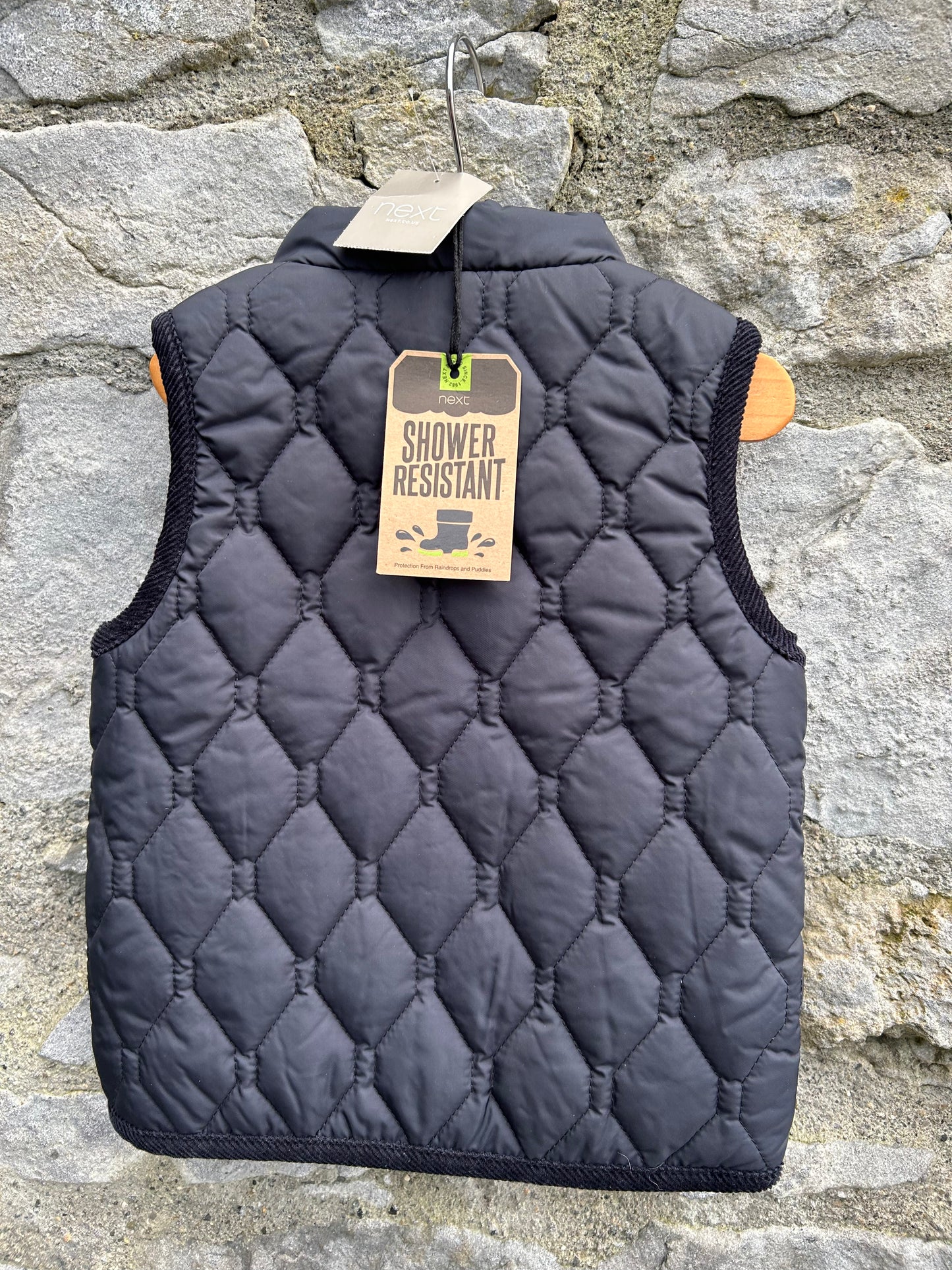 Navy quilted gilet 9-12m (74-80cm)