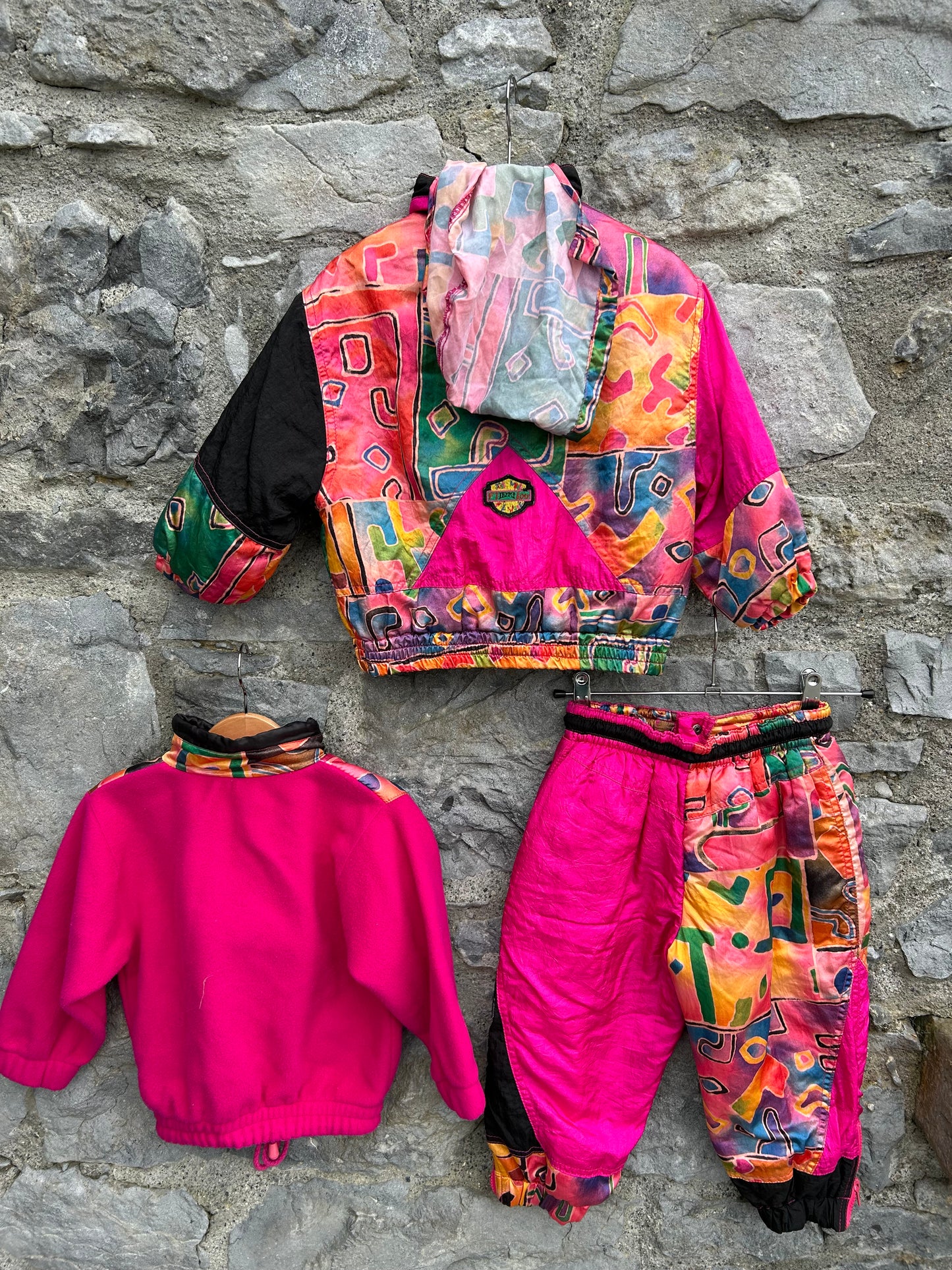 80s pink winter set 18-24m (86-92cm)