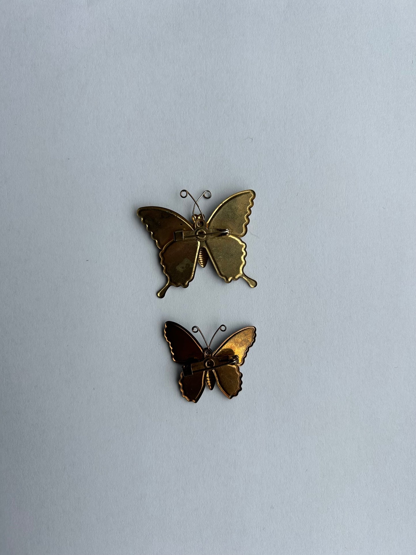 Butterfly brooch set