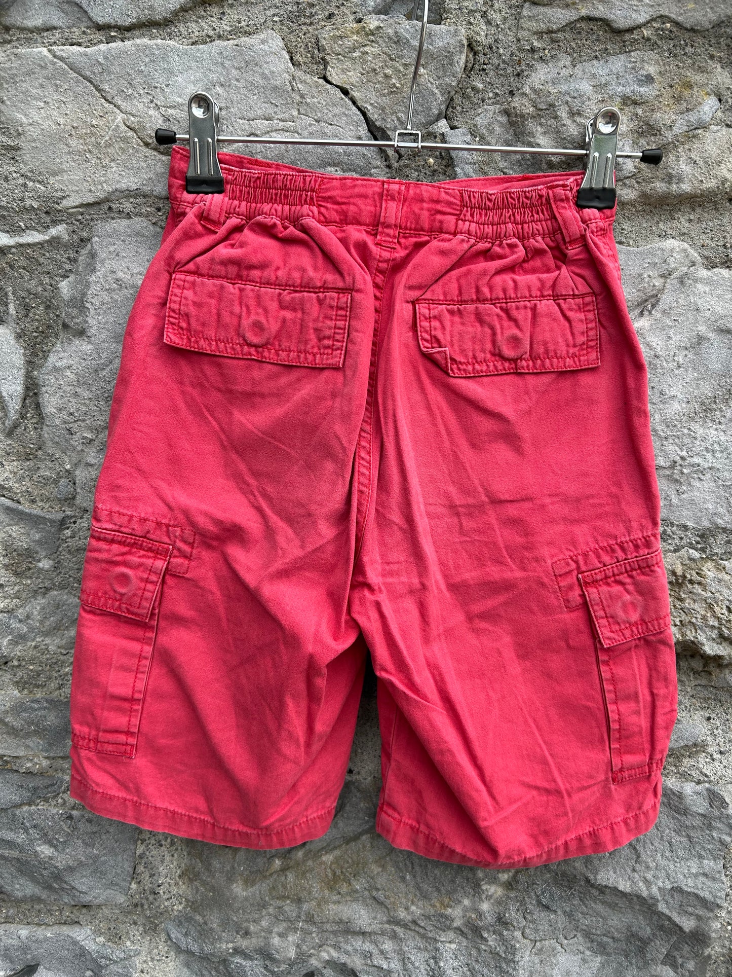 RL Red cargo shorts 6-7y (116-122cm)