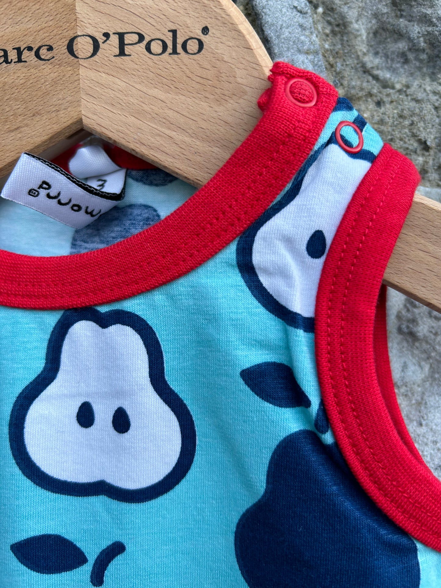 Pear blue vest 0-3m (56-62cm)