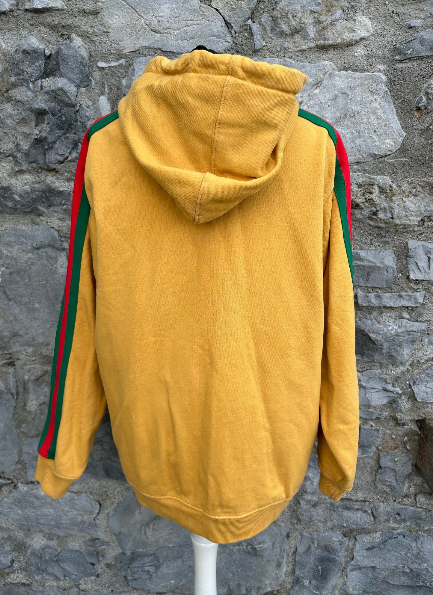 The North Face x Gucci Web Print Cotton Sweatshirt 'Yellow' Medium