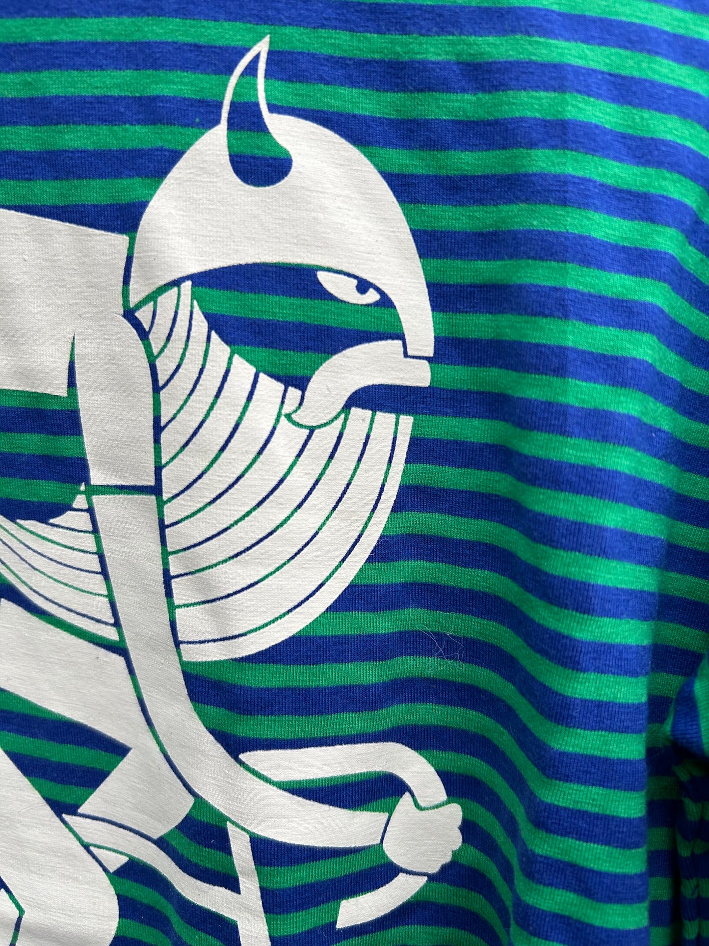 Biking Viking stripy top 9-10y (134-140cm)