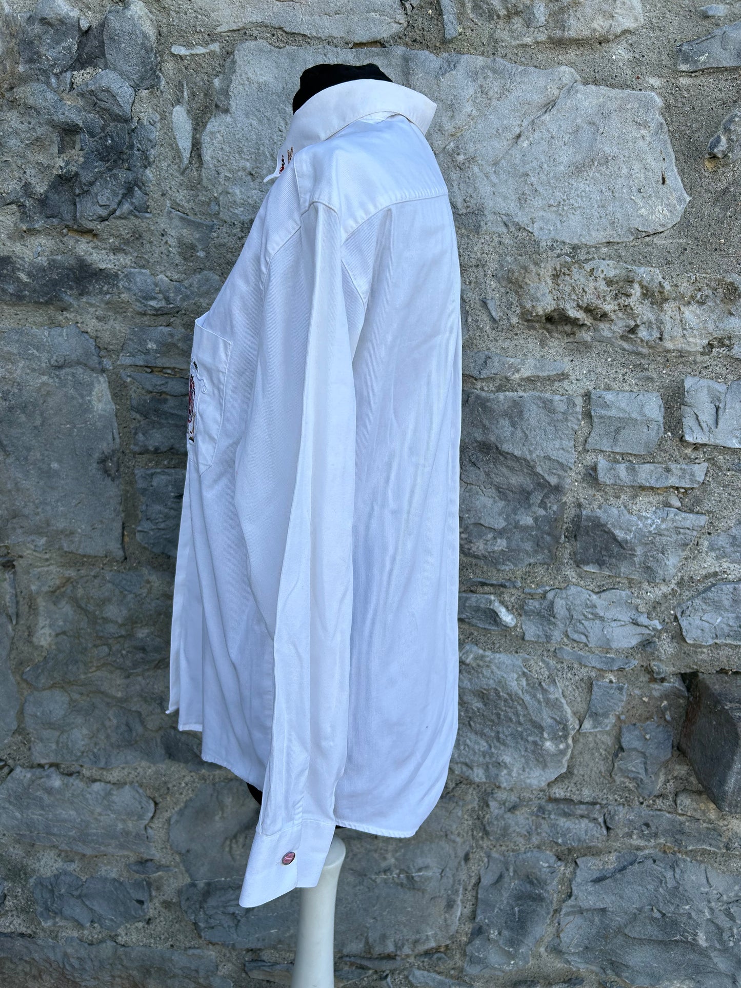 90s golf white shirt XS men