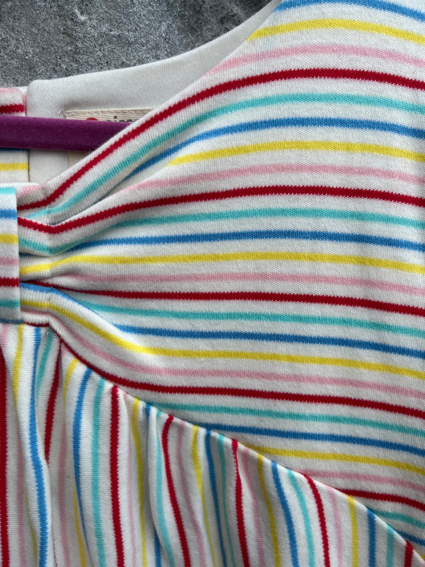 Rainbow stripes dress 8-9y (128-134cm)