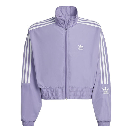Purple Adicolor Big Kids Track Jacket 9-10y (134-140cm)