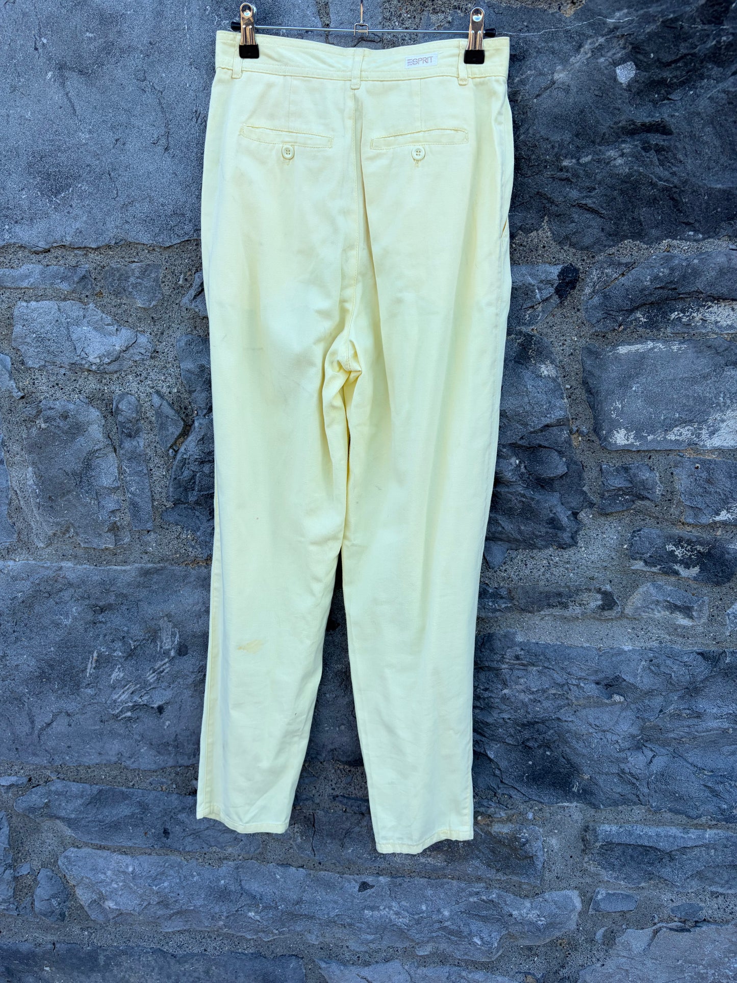 80s yellow pants uk 8