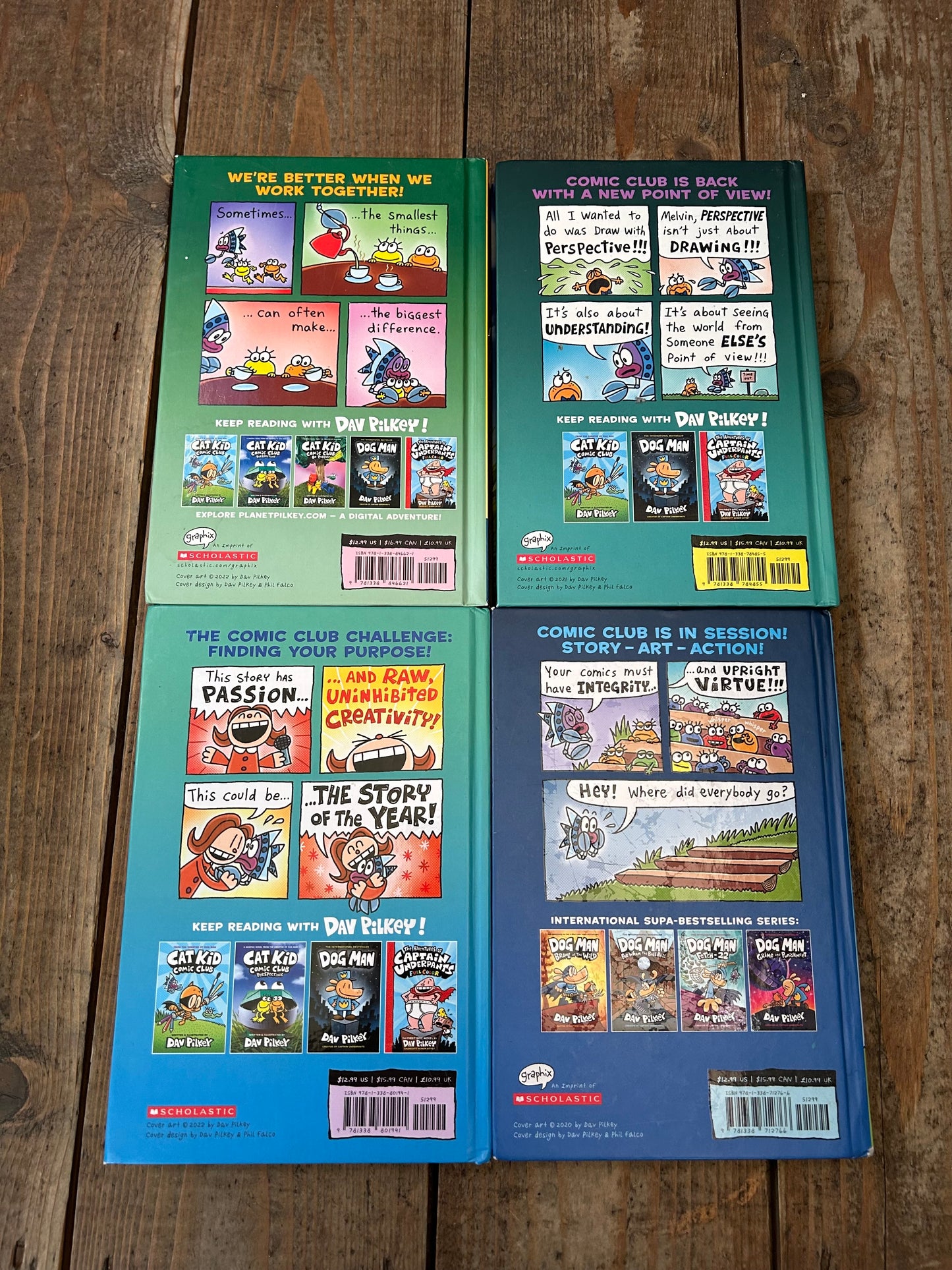 Cat kid comic club book set