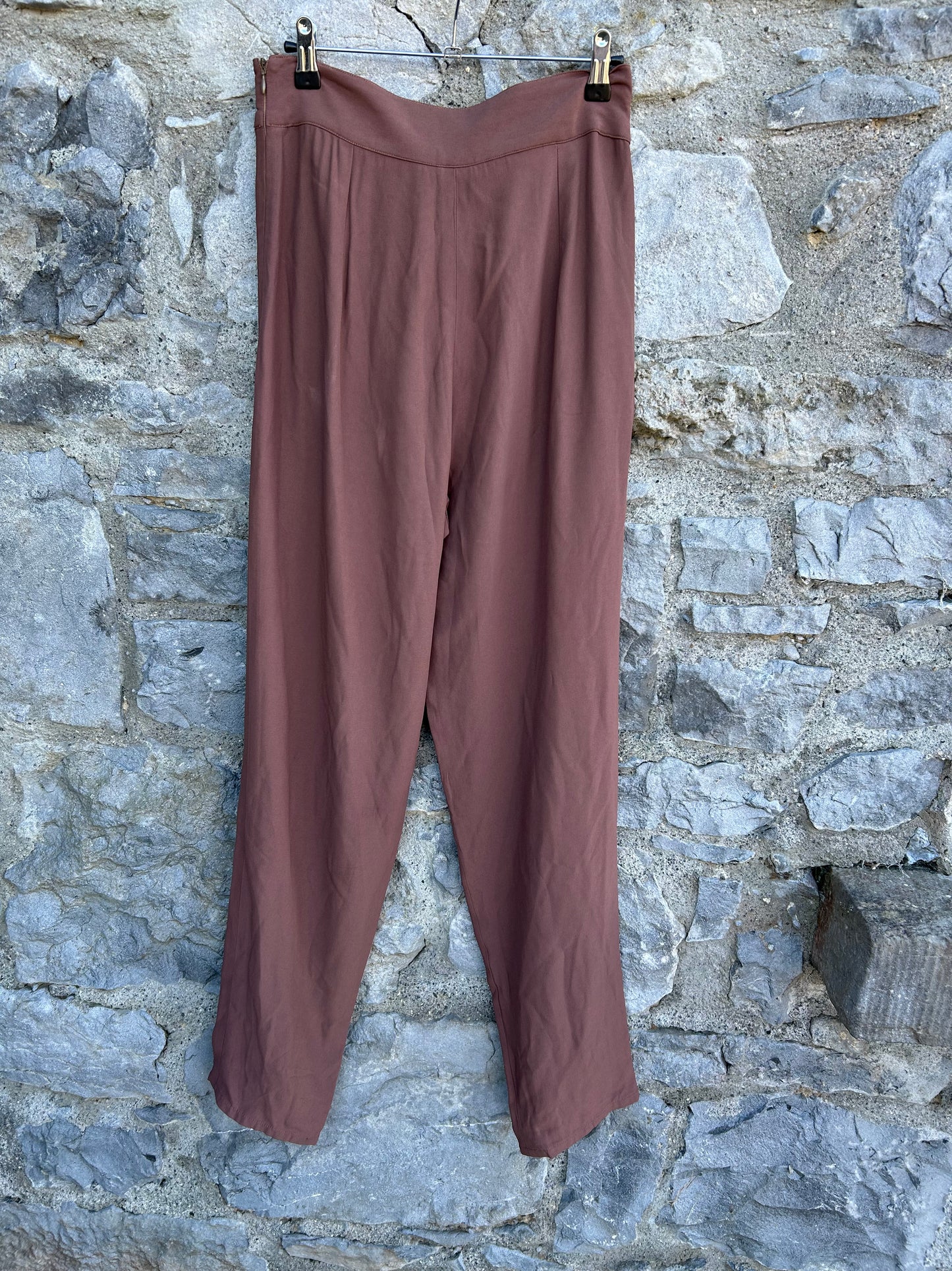90s brown pants uk 10