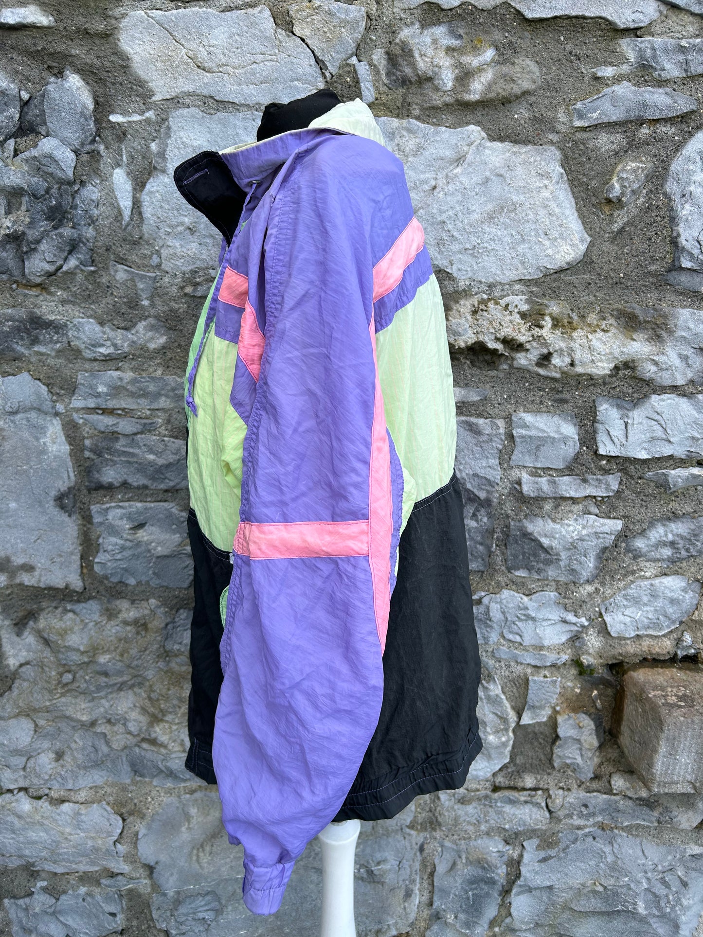 80s purple&lime jacket uk 10-12
