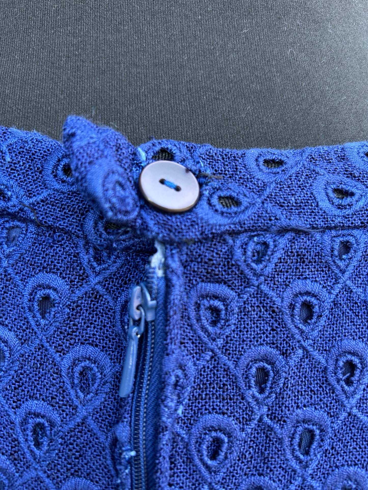 80s blue skirt uk 10