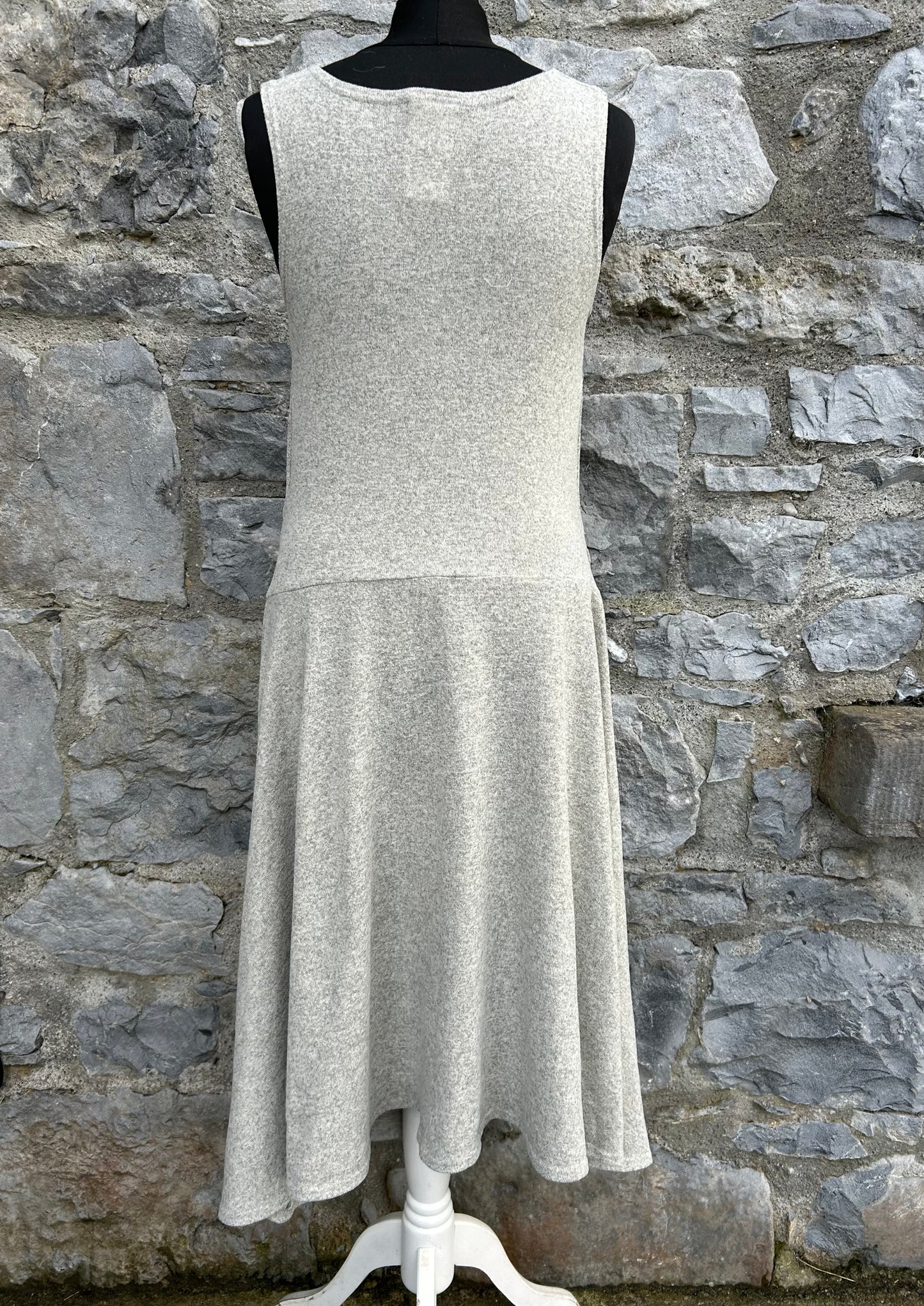 Grey knitted dress uk 10-12