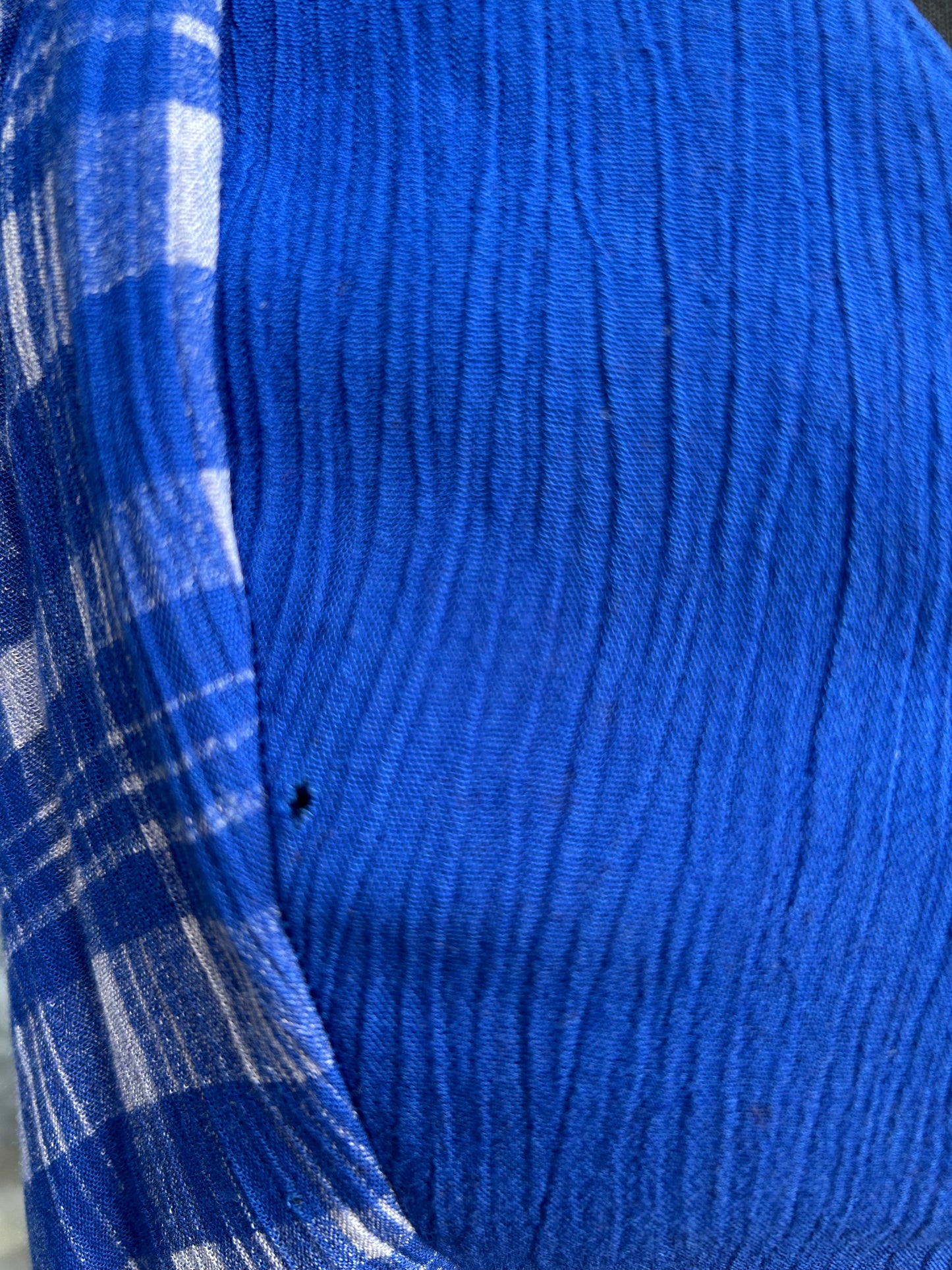 90s blue check dress uk 8