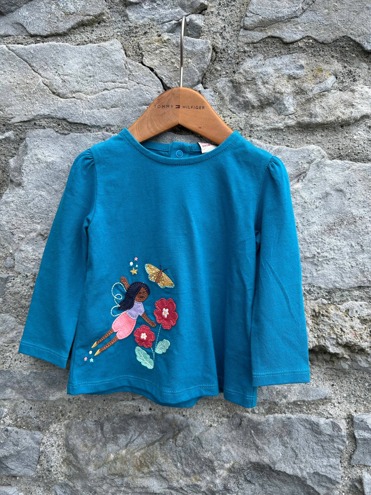 Fairy blue top 9-12m (74-80cm)