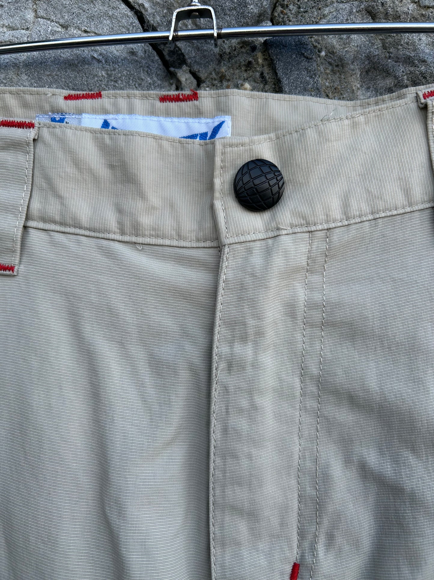 Y2K beige cargo pants 9-10y (134-140cm)