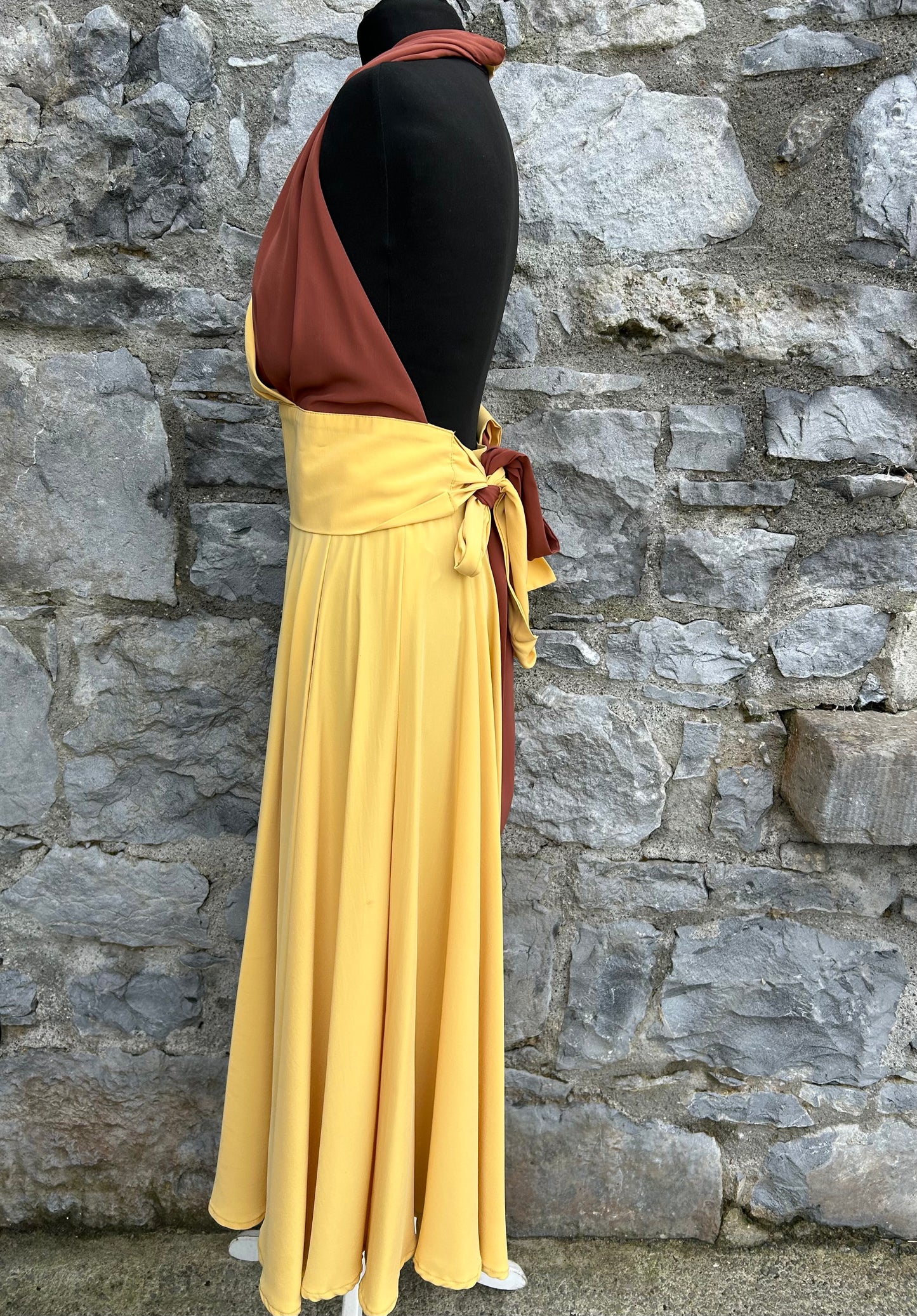 80s yellow&brown set uk 6-8