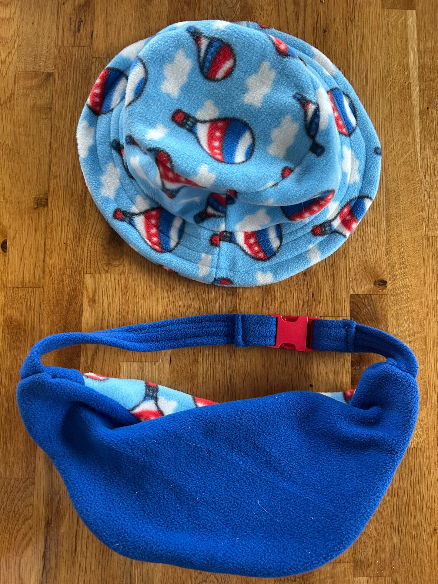 Air balloon adult bucket hat&bum bag